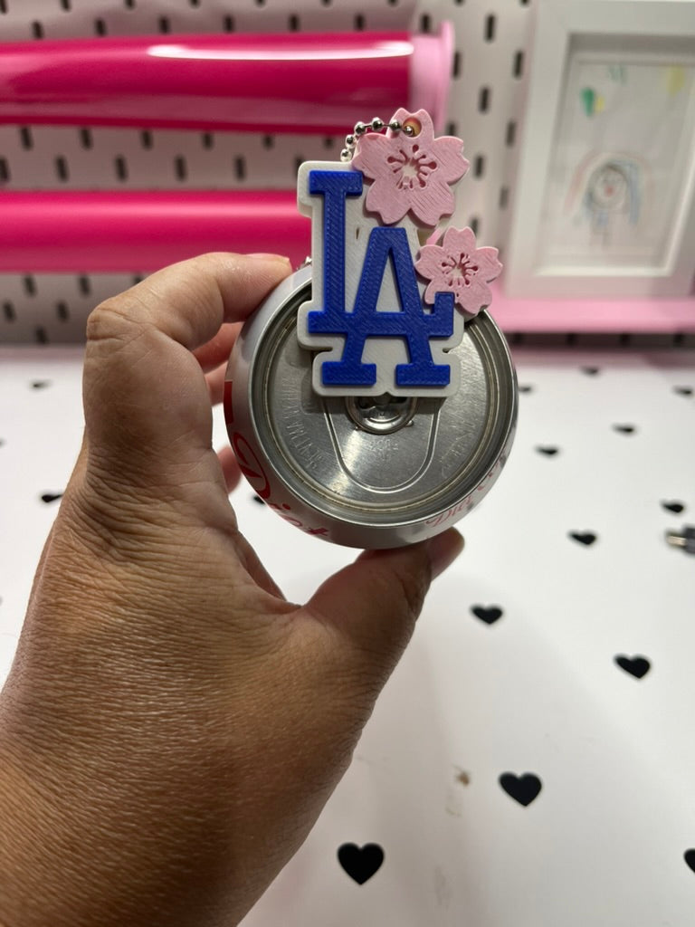 Set of 3 LA Keychain Can Opener & Drink Cover 3MF File | 3-in-1 Tool | 3D Print File | Digital Download
