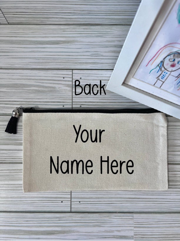 “Personalized teacher pencil bag with crayons & coffee design”
“Teacher gift ceramic pencil pouch customizable”
“Back-to-school custom pencil case for teachers