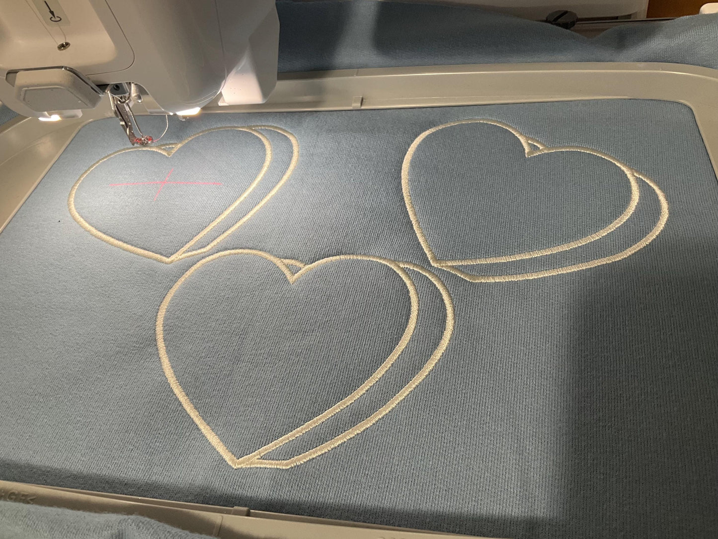 Custom Embroidered Valentine Sweatshirt | Personalized Candy Hearts | Valentine Gift | Boyfriend Gift | Couples Gift | Personalized Gift by Lina Loves Two, handmade in Los Angeles CA