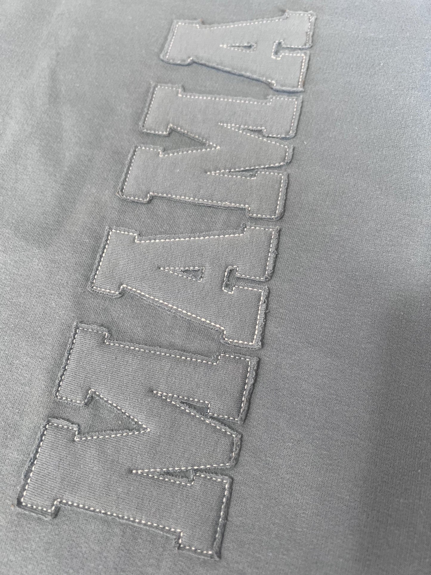 Custom Embroidered Appliqué Crewneck: Personalized Varsity Sweatshirt