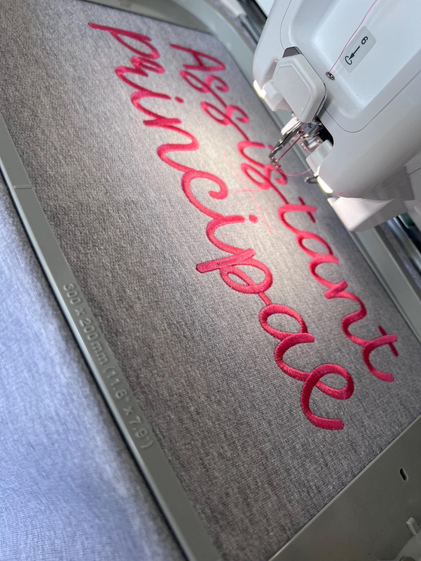 Embroidered Assistant Principal Sweatshirt | Teacher Appreciation | Custom Assistant Name Shirt | Gift for Principal | Back To School Shirt by Lina Loves Two, handmade in Los Angeles CA