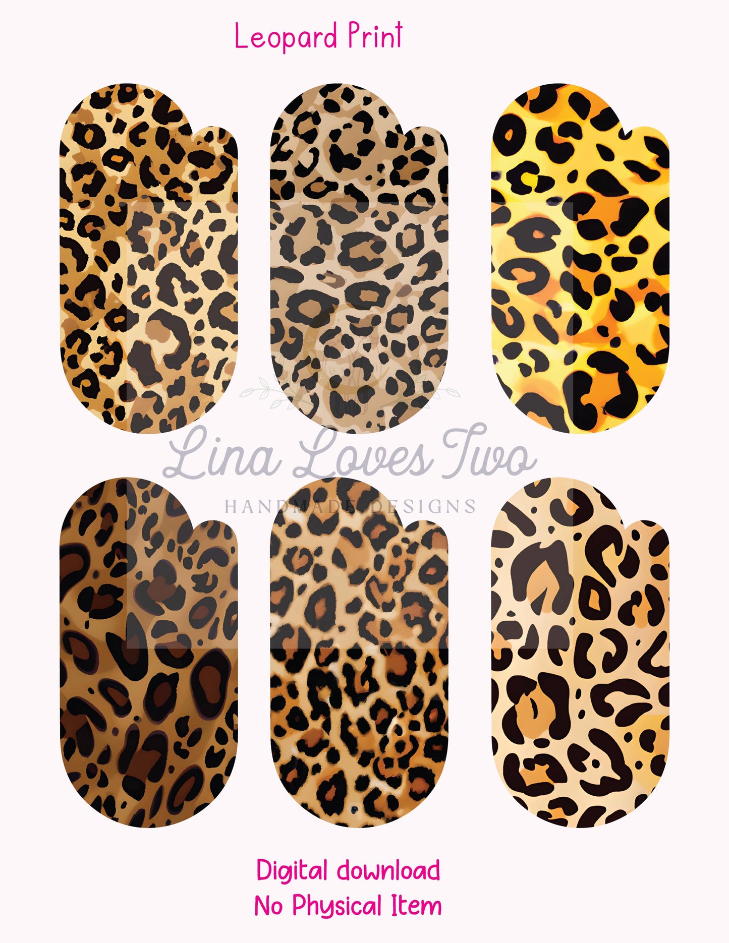 Leopard Print Jumbo Paperclip : Designs ( ) by Lina Loves Two, handmade in Los Angeles CA