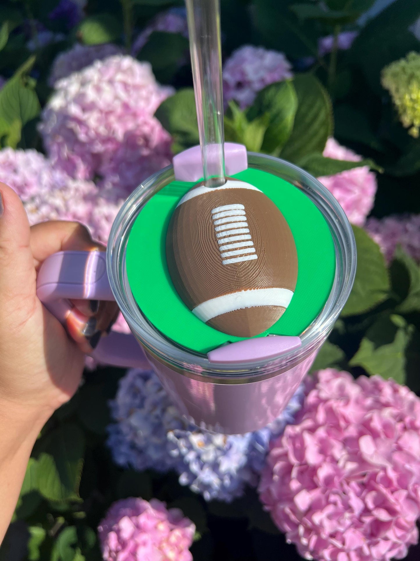 Digital STL File – 3D Football Stanley Topper for 20, 30, or 40 oz Stanley Cup | 3D Print File
