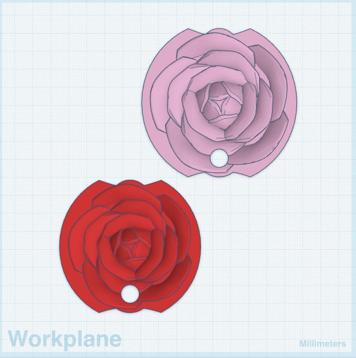 Rose Stanley Cup Topper STL & 3MF Files – 20oz, 30oz and 40oz | Digital Download