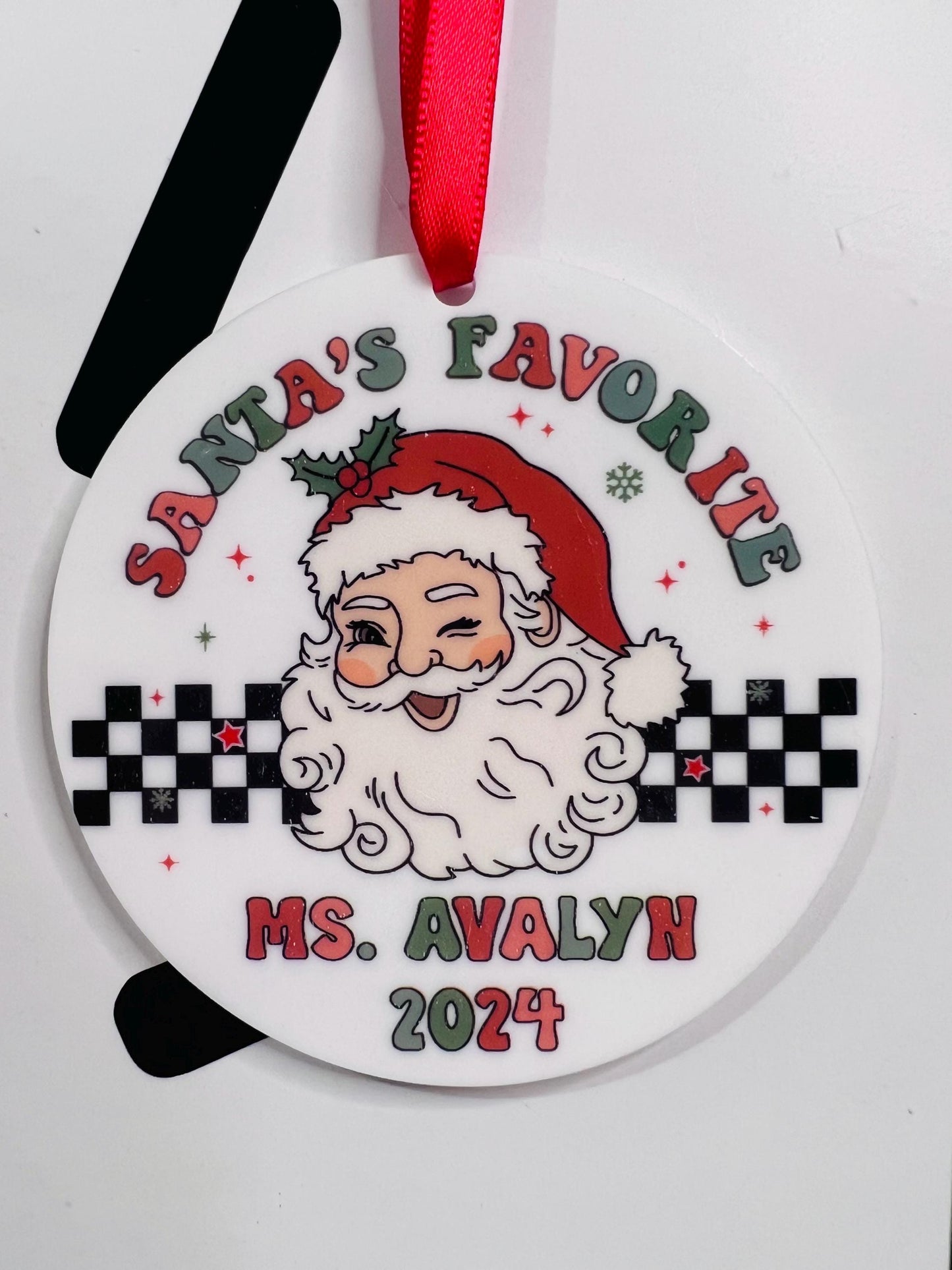 Teacher Christmas Ornament | Teacher Ornament 2024 | Christmas Gift Teacher | Teacher Gift | Teacher Keepsake | Personalized Ornament