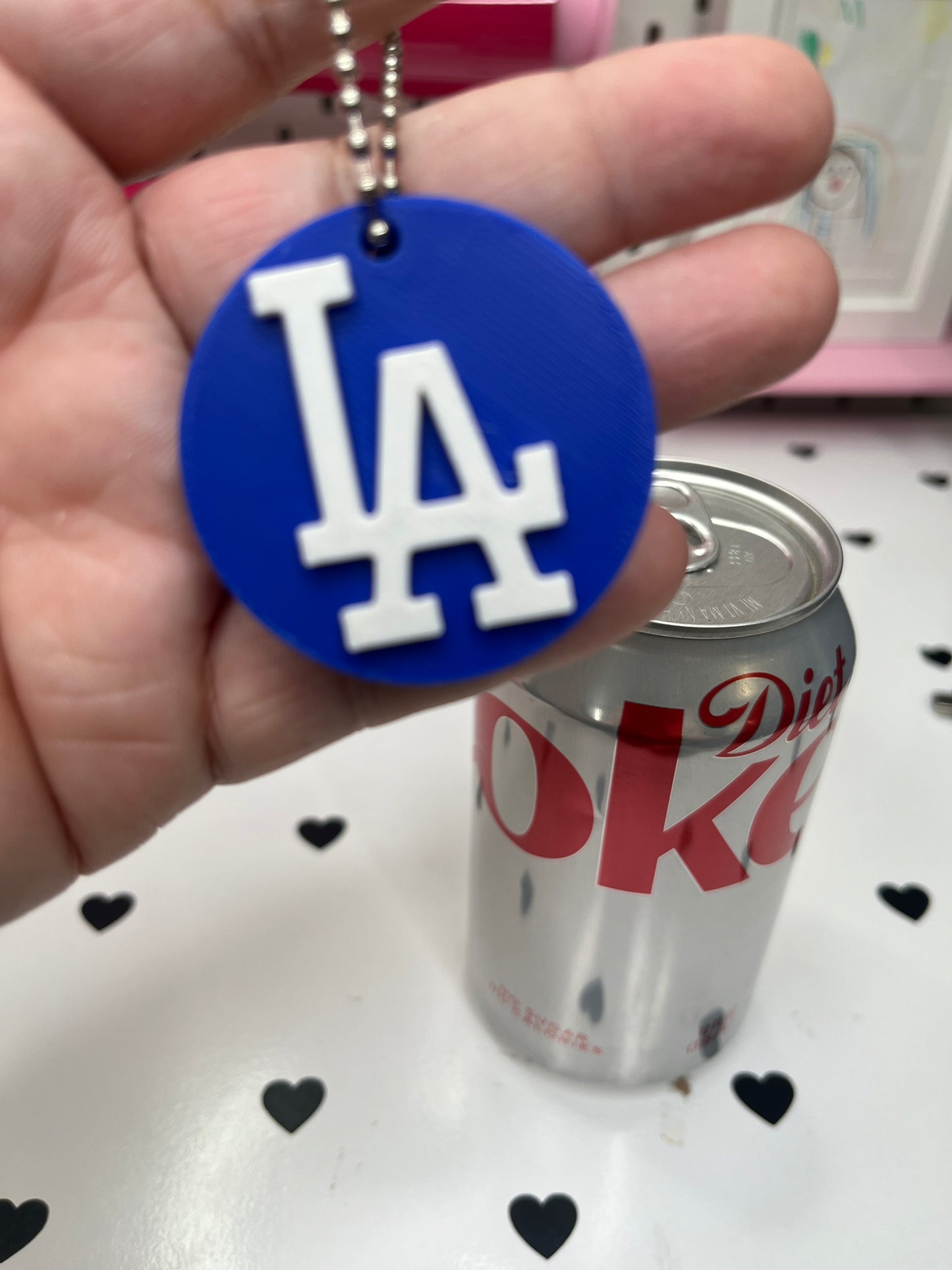 LA Logo Keychain Can Opener & Drink Cover 3MF File | 3-in-1 Tool | 3D Print File | Digital Download (Copy) (Copy)
