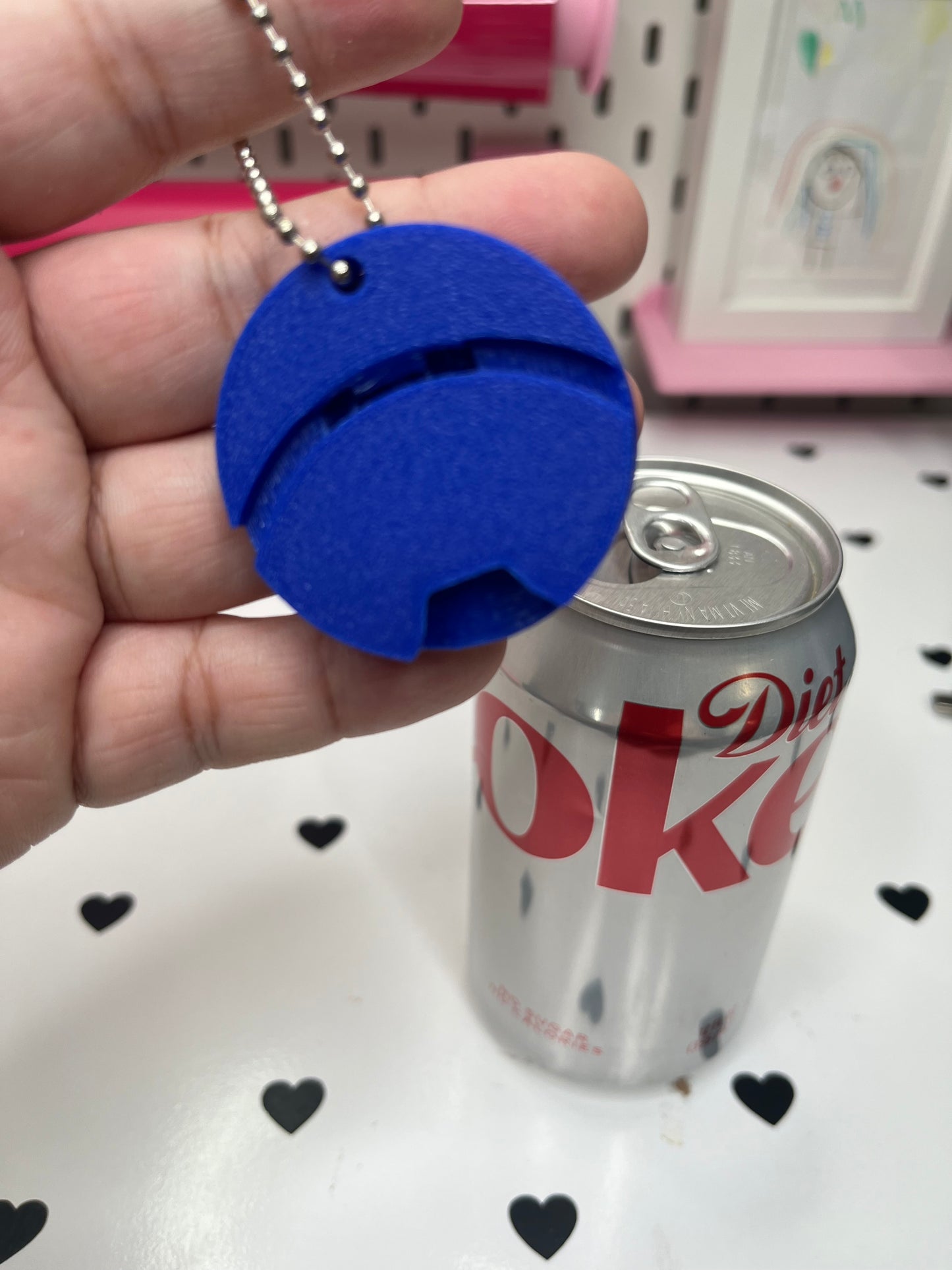 Set of 3 LA Keychain Can Opener & Drink Cover 3MF File | 3-in-1 Tool | 3D Print File | Digital Download