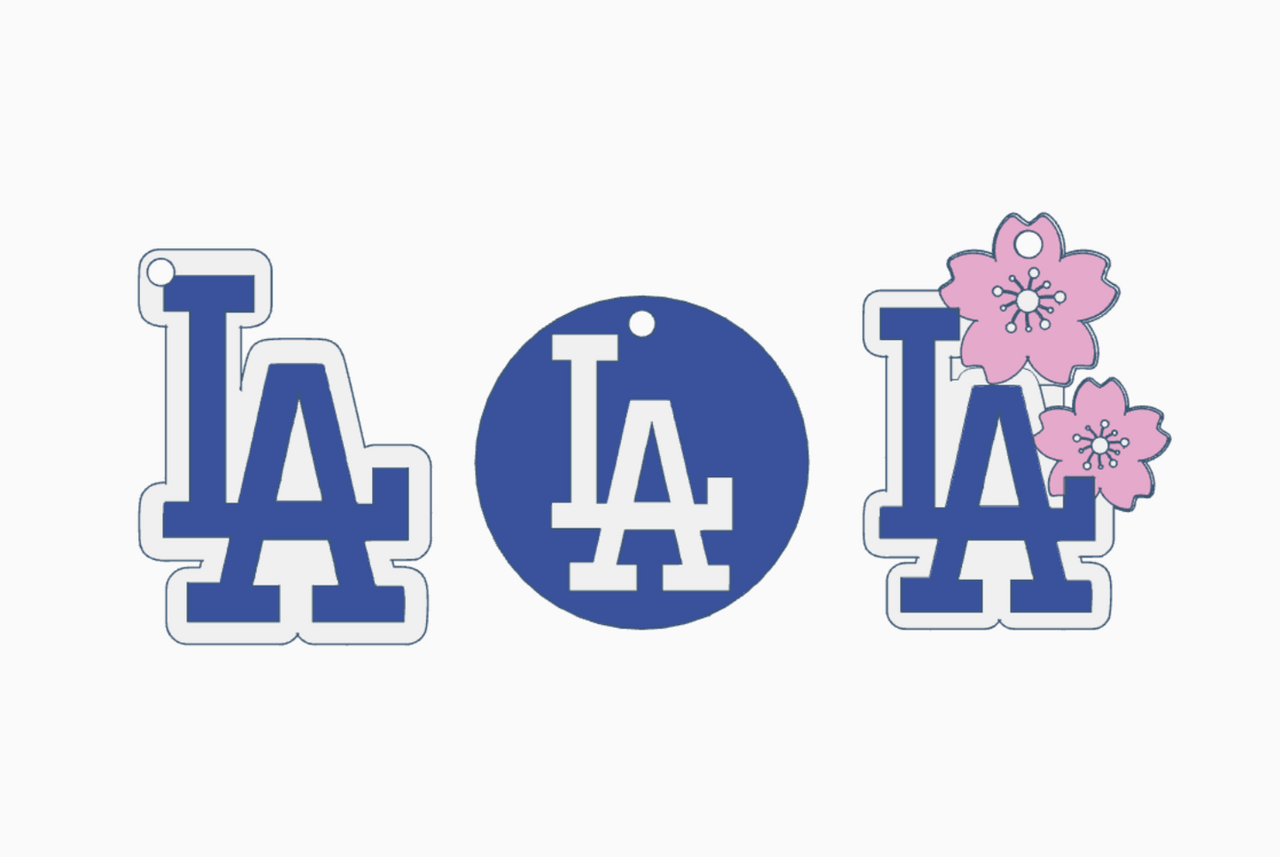 Set of 3 LA Keychain Can Opener & Drink Cover 3MF File | 3-in-1 Tool | 3D Print File | Digital Download