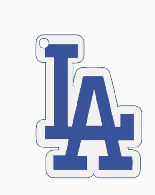 LA Logo Keychain Can Opener & Drink Cover 3MF File | 3-in-1 Tool | 3D Print File | Digital Download (Copy) (Copy)