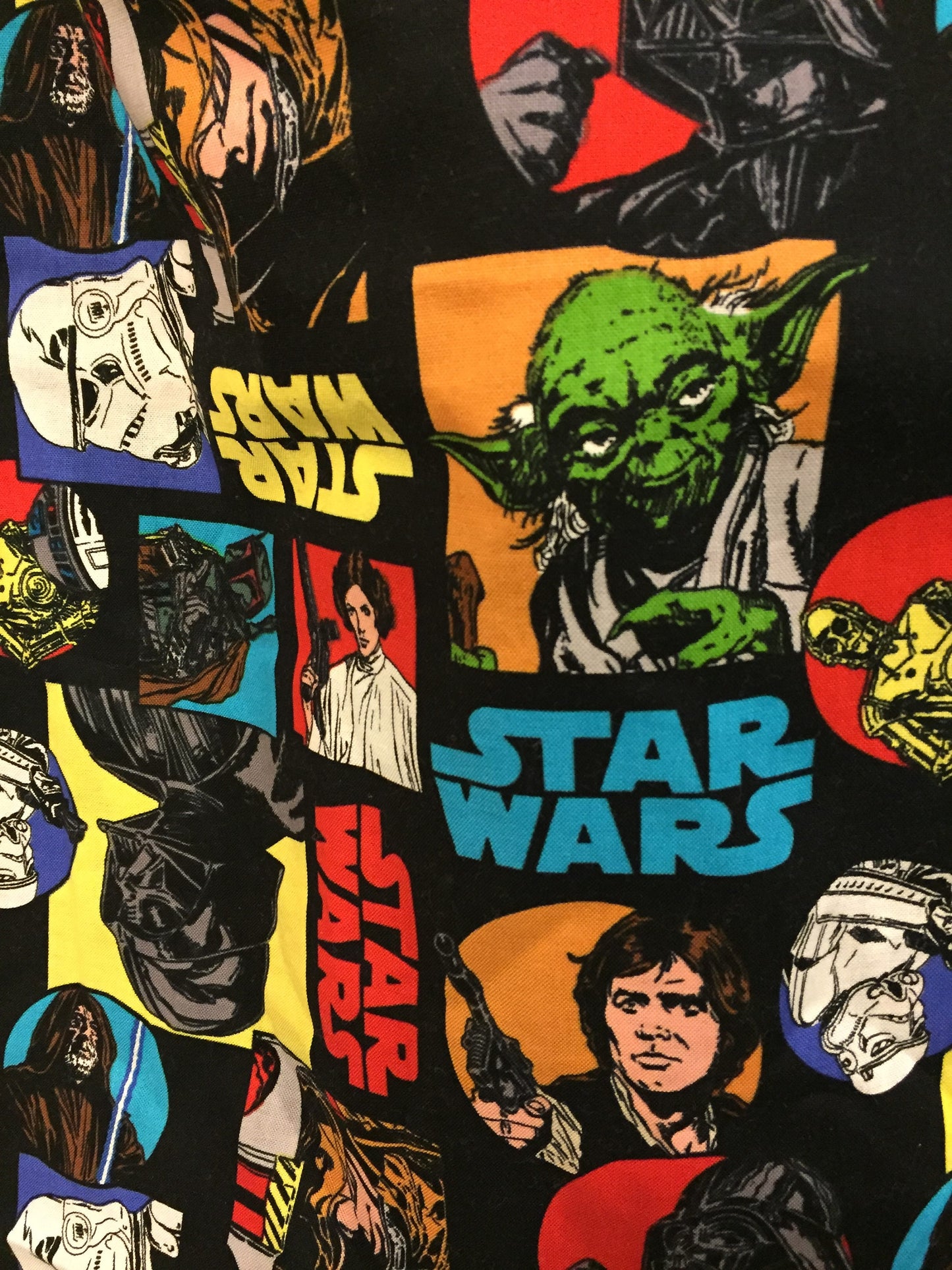 Star Wars Cartoon Characters Infinity Scarf - Galactic Fashion Accessory with Iconic Characters