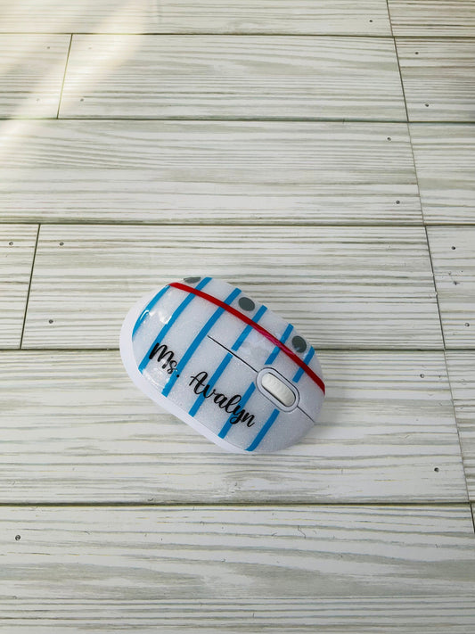 Notebook Wireless Mouse | Teacher Gifts | Notebook Glitter Wireless Mouse | Unique Wireless Mouse for Teachers by Lina Loves Two, handmade in Los Angeles CA