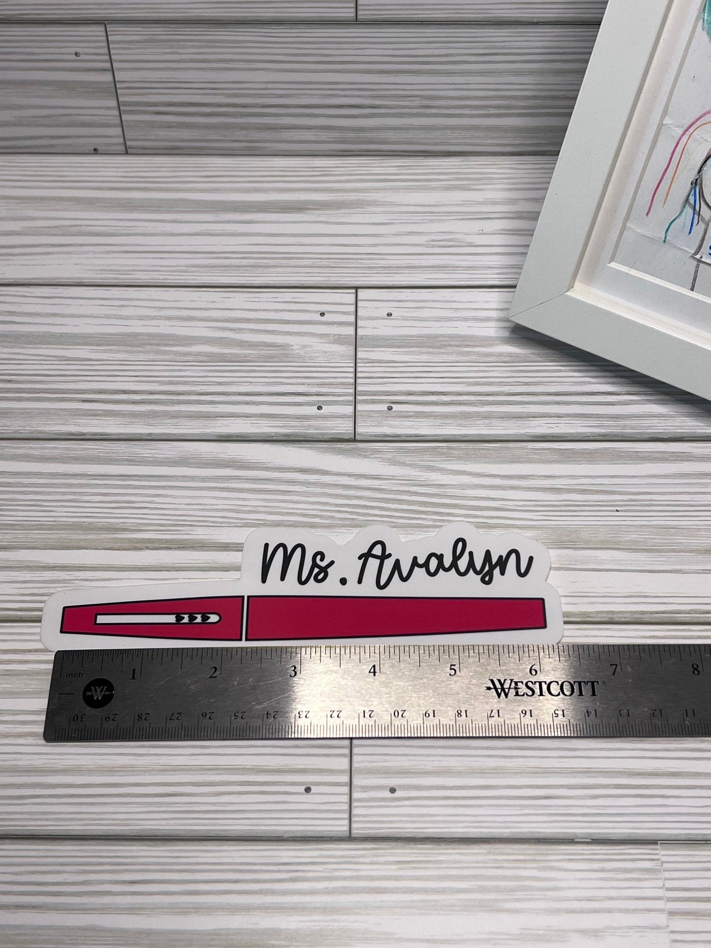 Custom Flair Pen Stickers – Personalized Teacher Gift Stickers by Lina Loves Two, handmade in Los Angeles CA