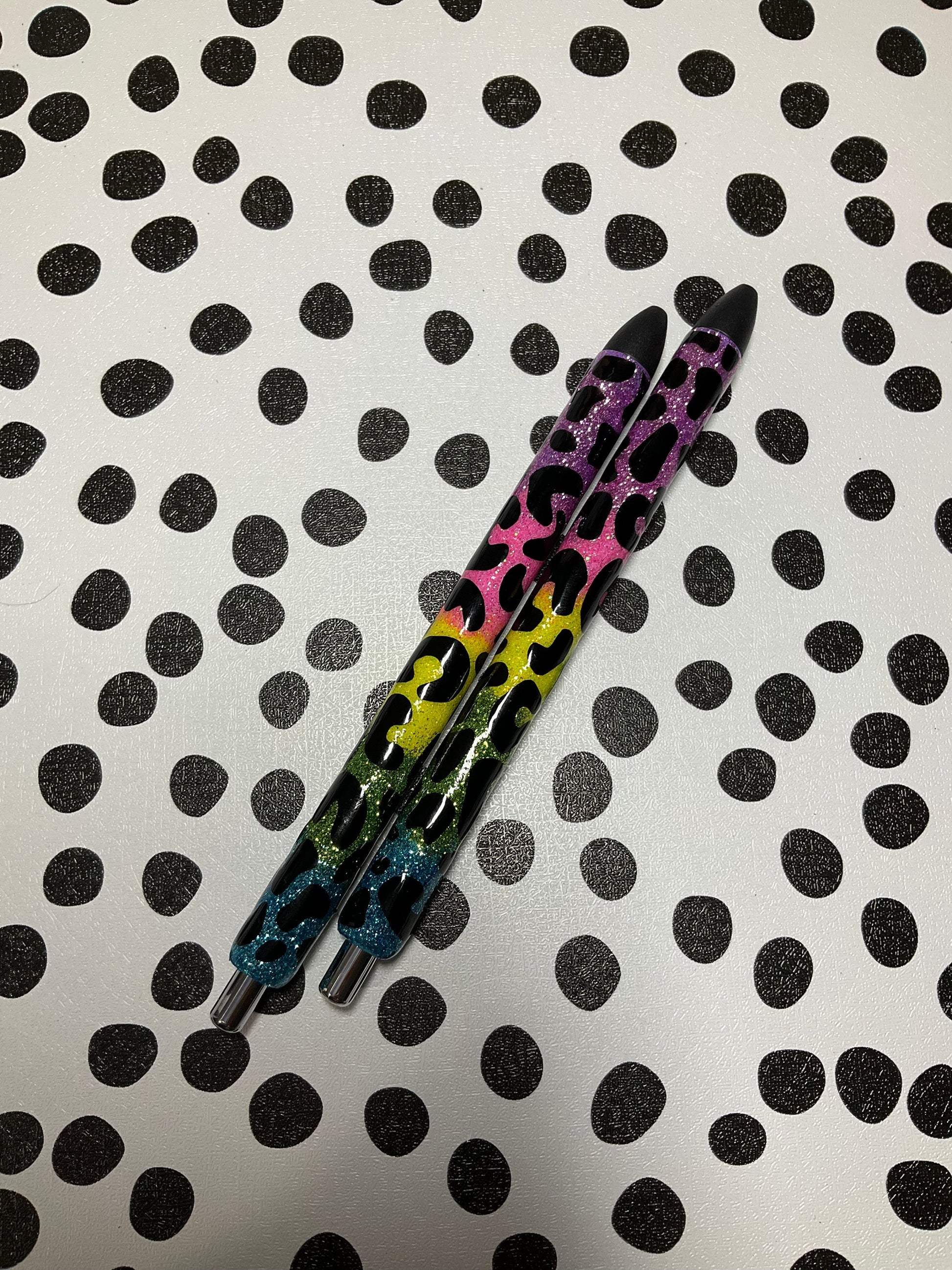 x3 Glitter Color Personalized Pens | Unique Teacher Gifts | Custom Teacher Appreciation Gift | Grading Pens