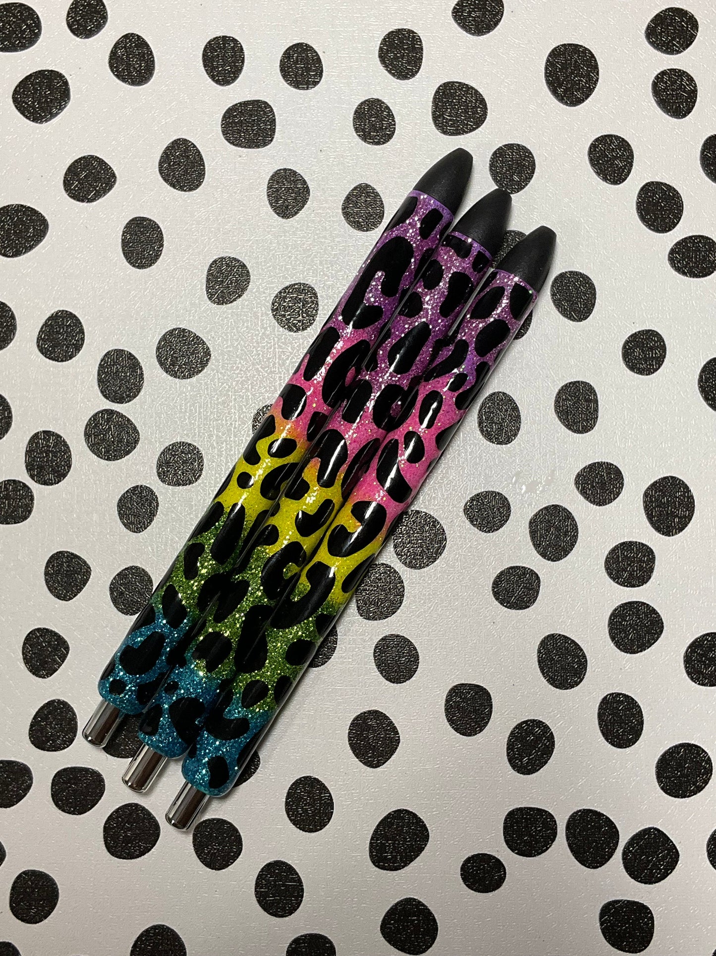 x3 Glitter Color Personalized Pens | Unique Teacher Gifts | Custom Teacher Appreciation Gift | Grading Pens