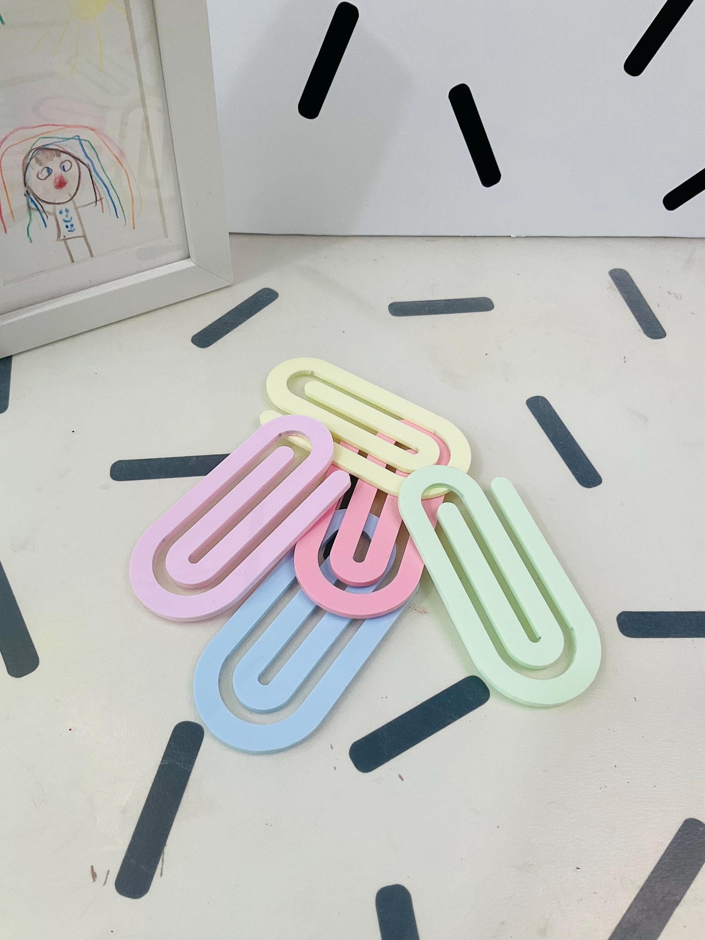 Jumbo Paperclip Bookmark | Teacher Gifts | Back to School | Classroom Supplies by Lina Loves Two, handmade in Los Angeles CA