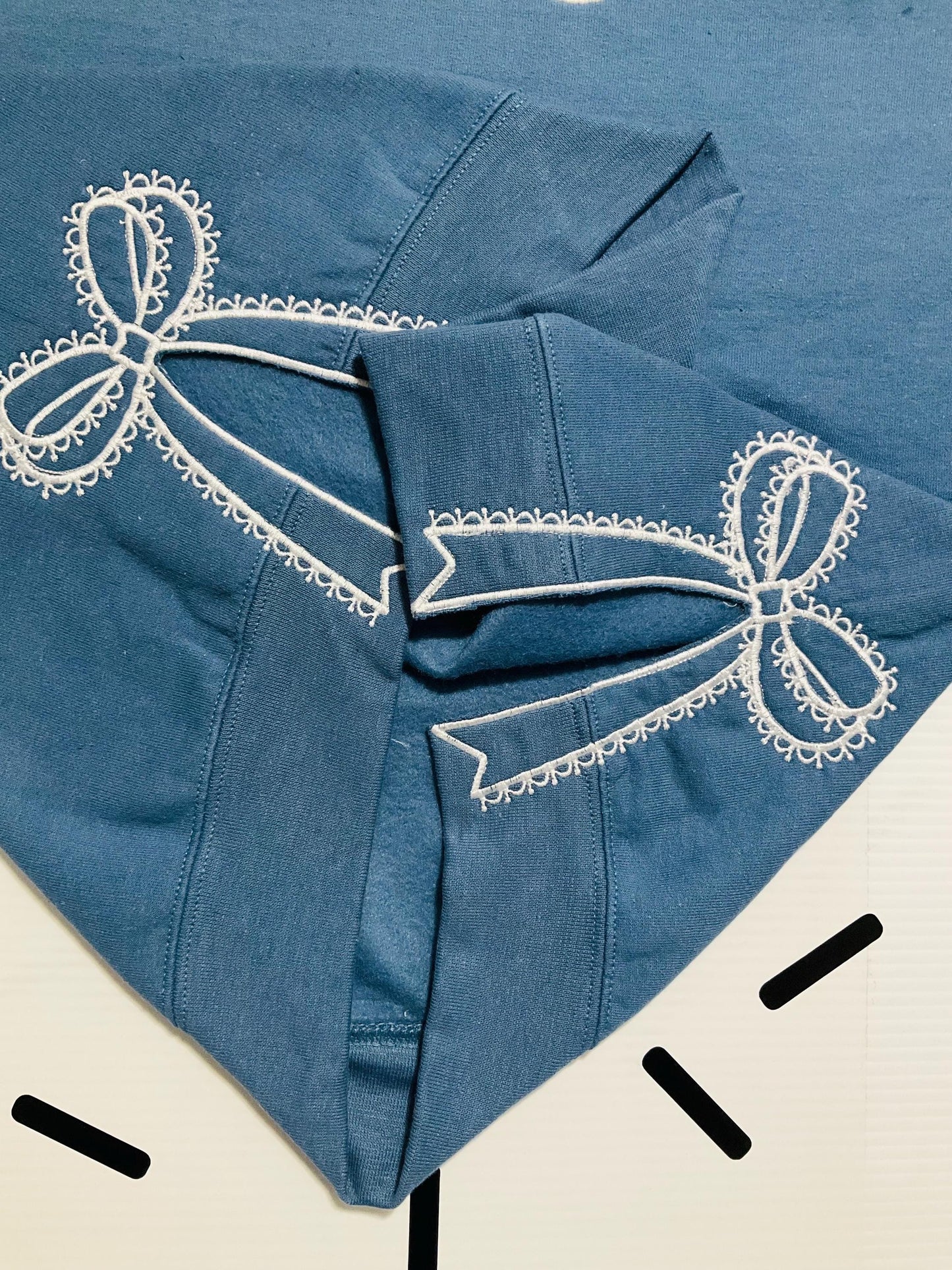 Embroidered Side Bow Mama Sweatshirt Design | Classic Lace Bow | Embroidered Bow Sweatshirt | Side Bow Sweatshirt | Classic Side Lace Bow