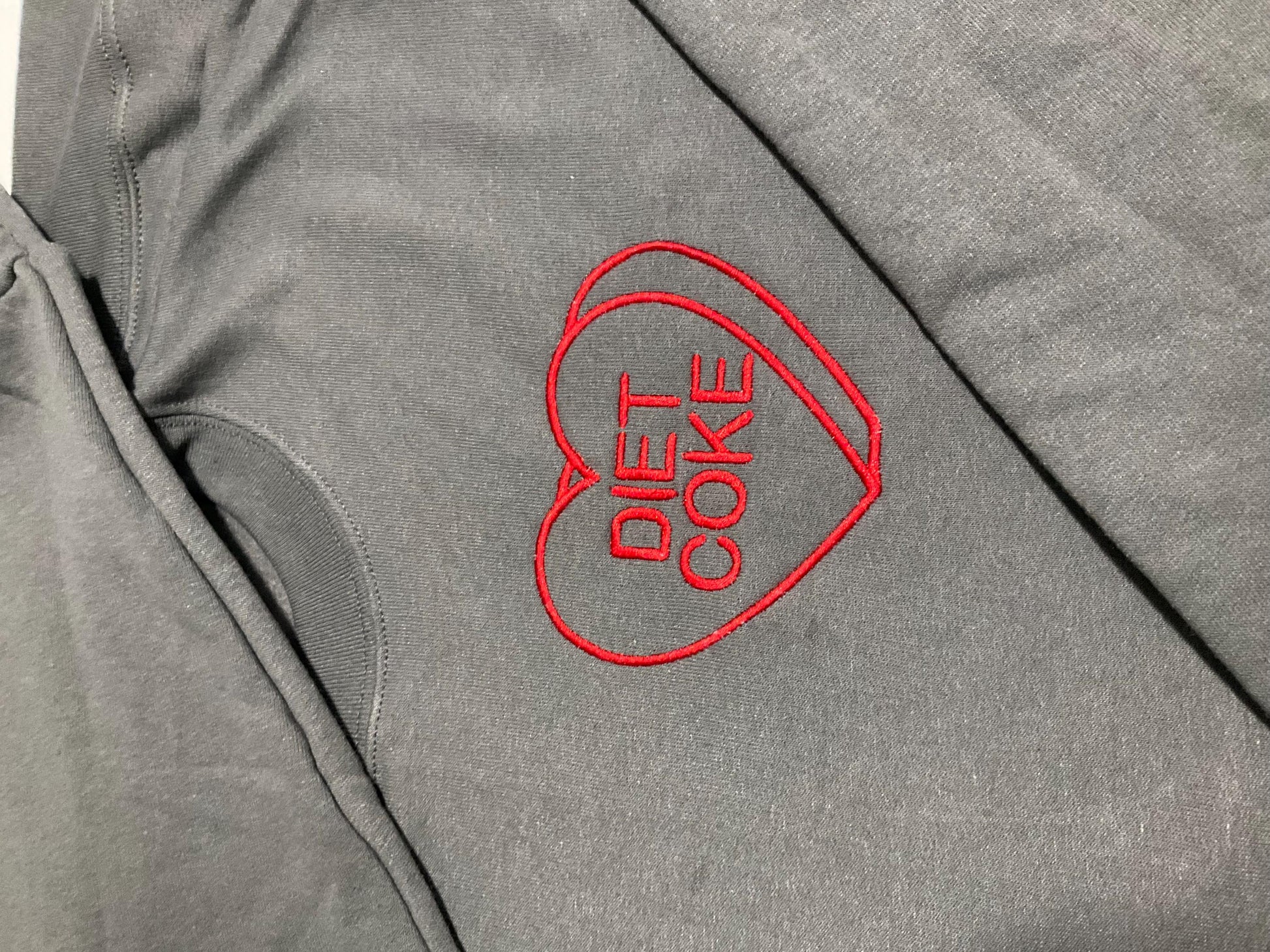 Custom Embroidered Valentine T-Shirt | Personalized Candy Hearts | Valentine Gift | Children's Gift | Couples Gift | Personalized Gift by Lina Loves Two, handmade in Los Angeles CA