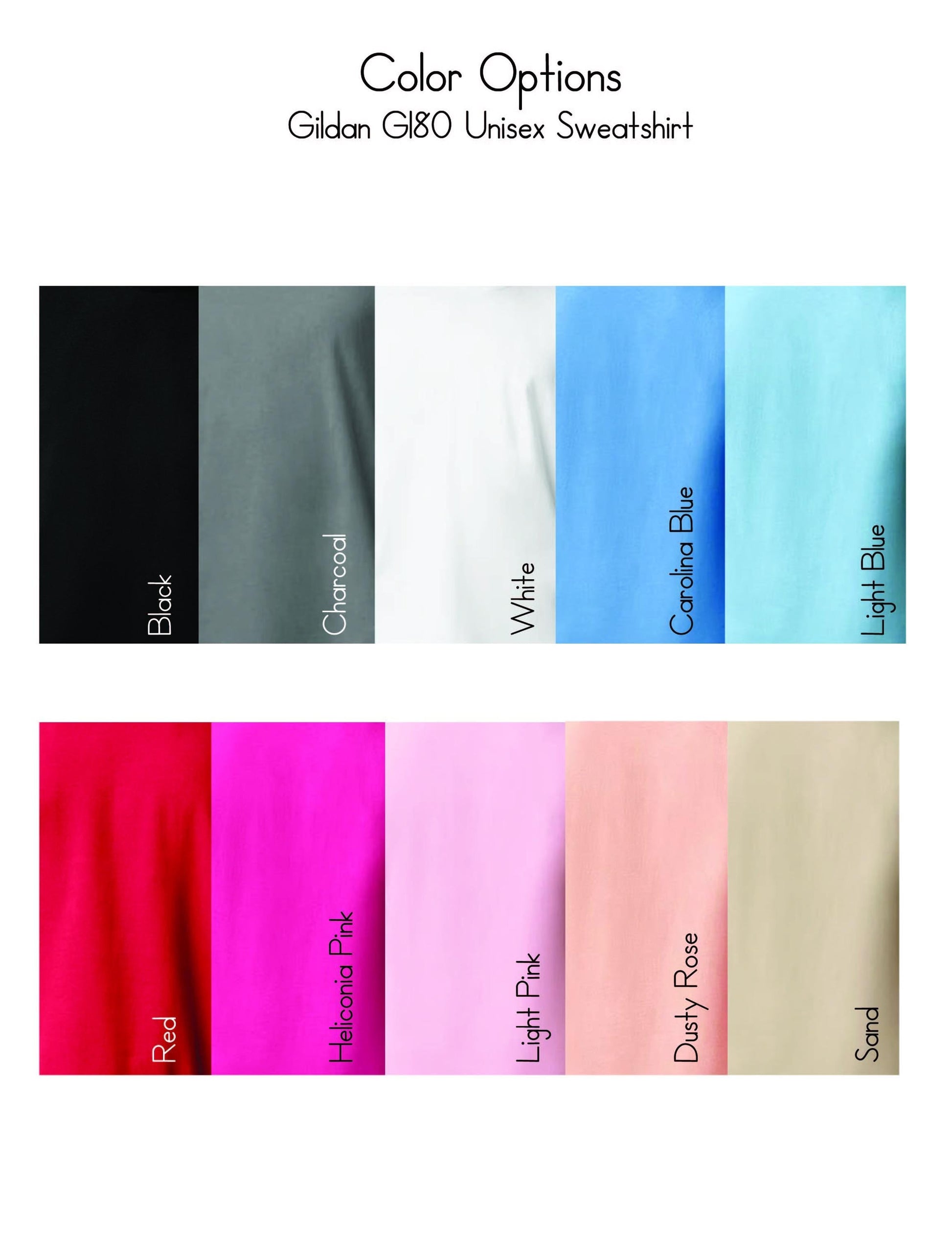 Custom Embroidered Candy Heart Sweatshirt: Personalized Valentine Gift by Lina Loves Two, handmade in Los Angeles CA