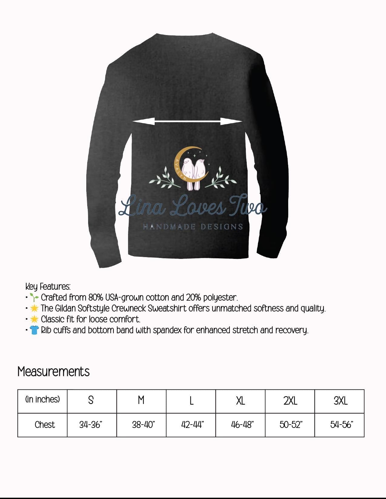 Custom Embroidered Appliqué Crewneck: Personalized Varsity Sweatshirt