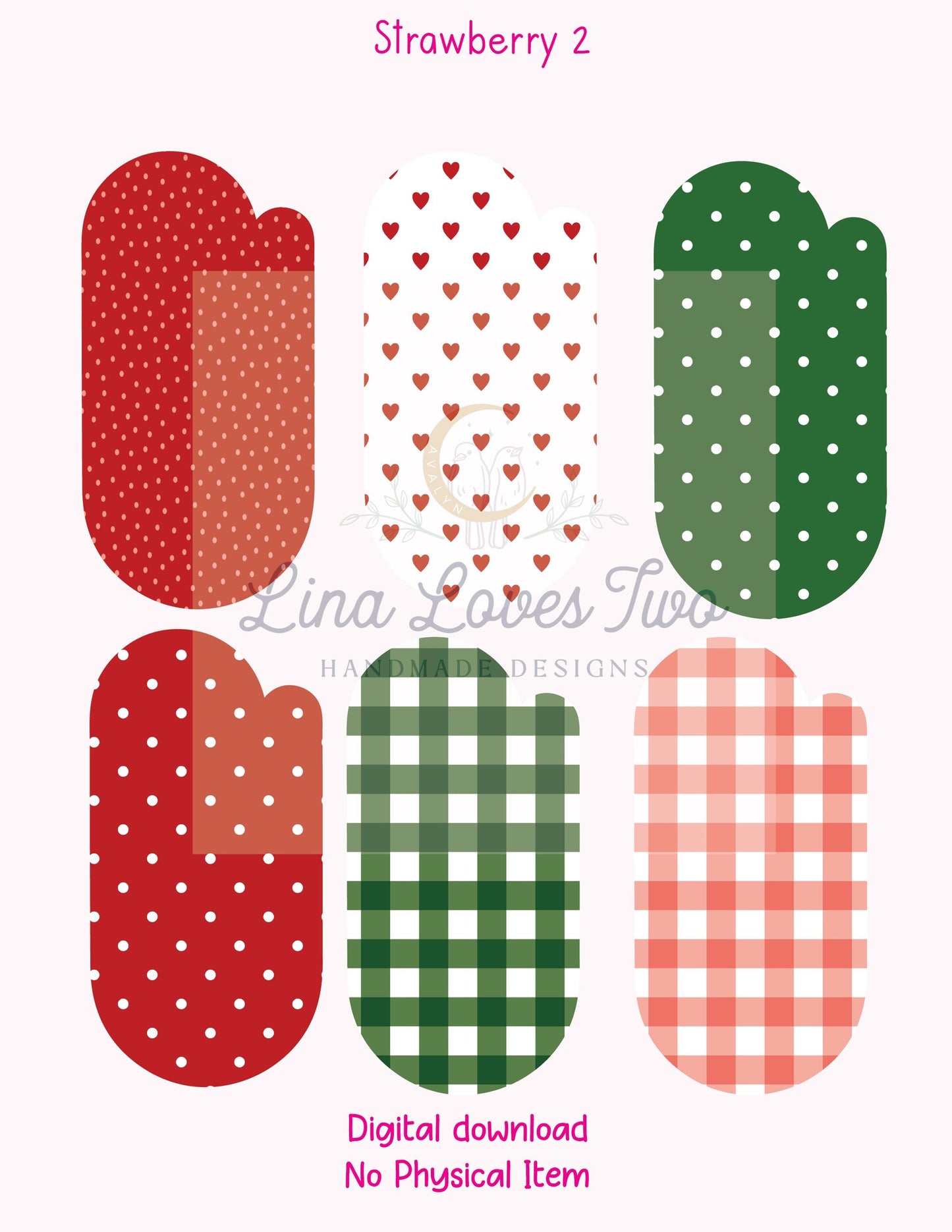 Strawberry Jumbo Paperclip : Designs ( ) by Lina Loves Two, handmade in Los Angeles CA