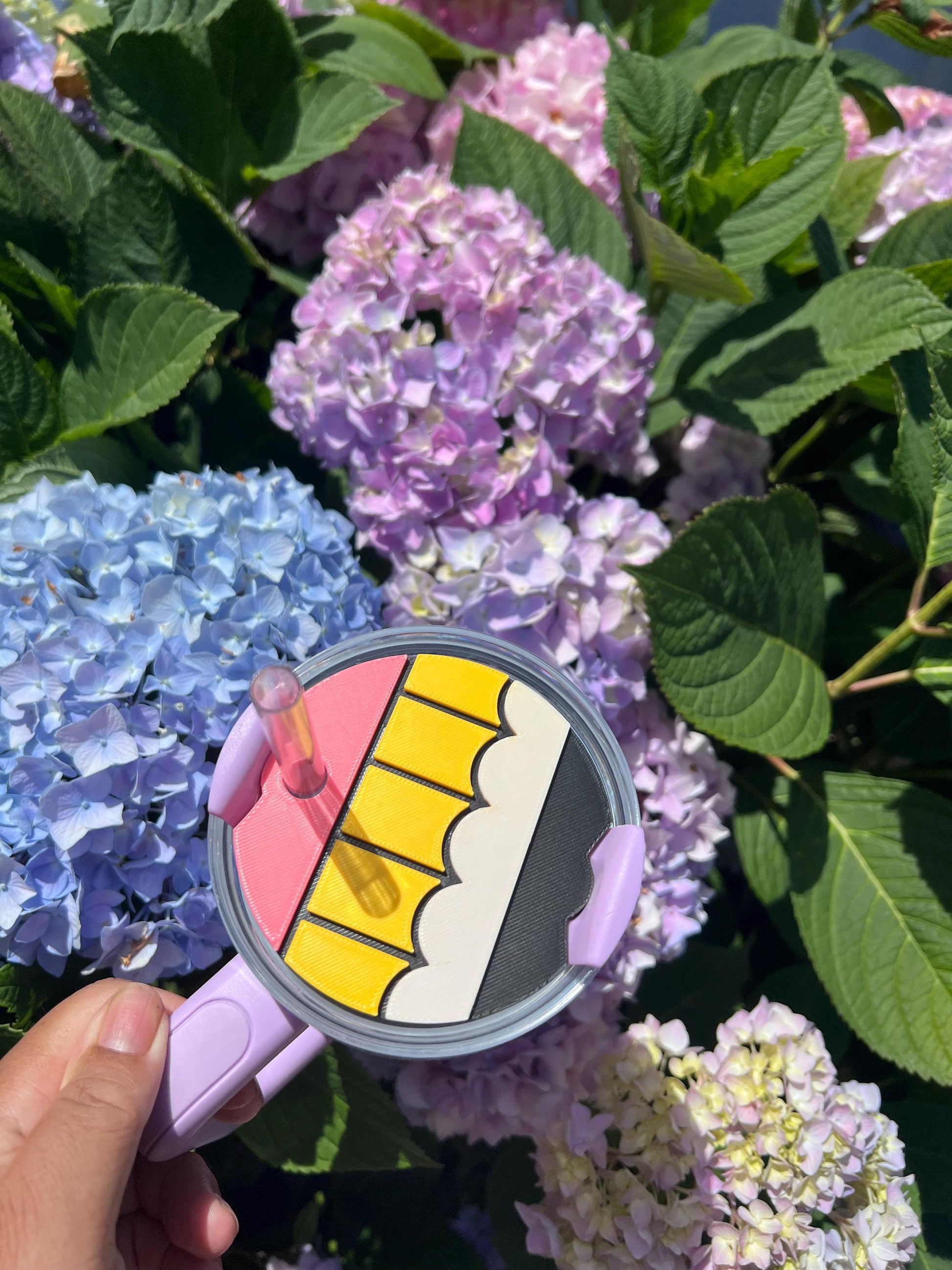 Personalized 3D Pencil Name Topper: Stanley 40oz H2.0 Quencher by Lina Loves Two, handmade in Los Angeles CA