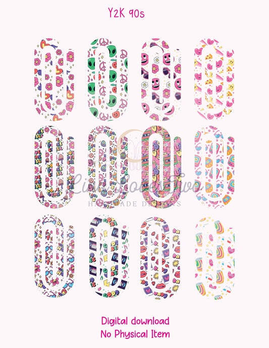 Y2K 90s Aesthetic Jumbo Paperclips – for by Lina Loves Two, handmade in Los Angeles CA