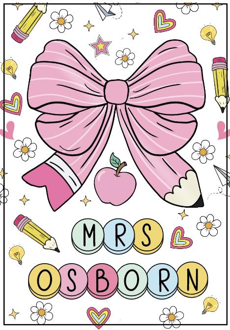 Coquette Pencil Bow ID Badge Holder: Friendship Bracelet Lanyard by Lina Loves Two, handmade in Los Angeles CA