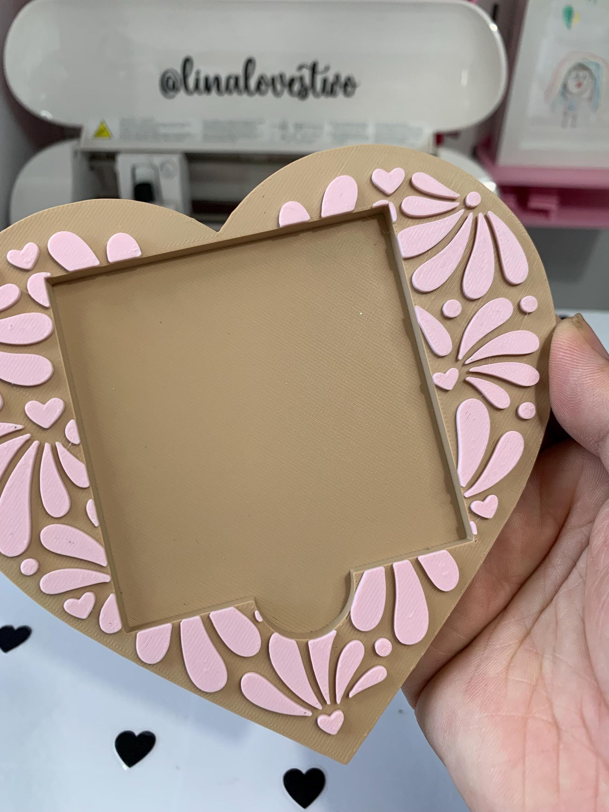 Mexican Talavera Desk Organizer: Pen, Note, Trinket Holder & Straw Topper by Lina Loves Two, handmade in Los Angeles CA