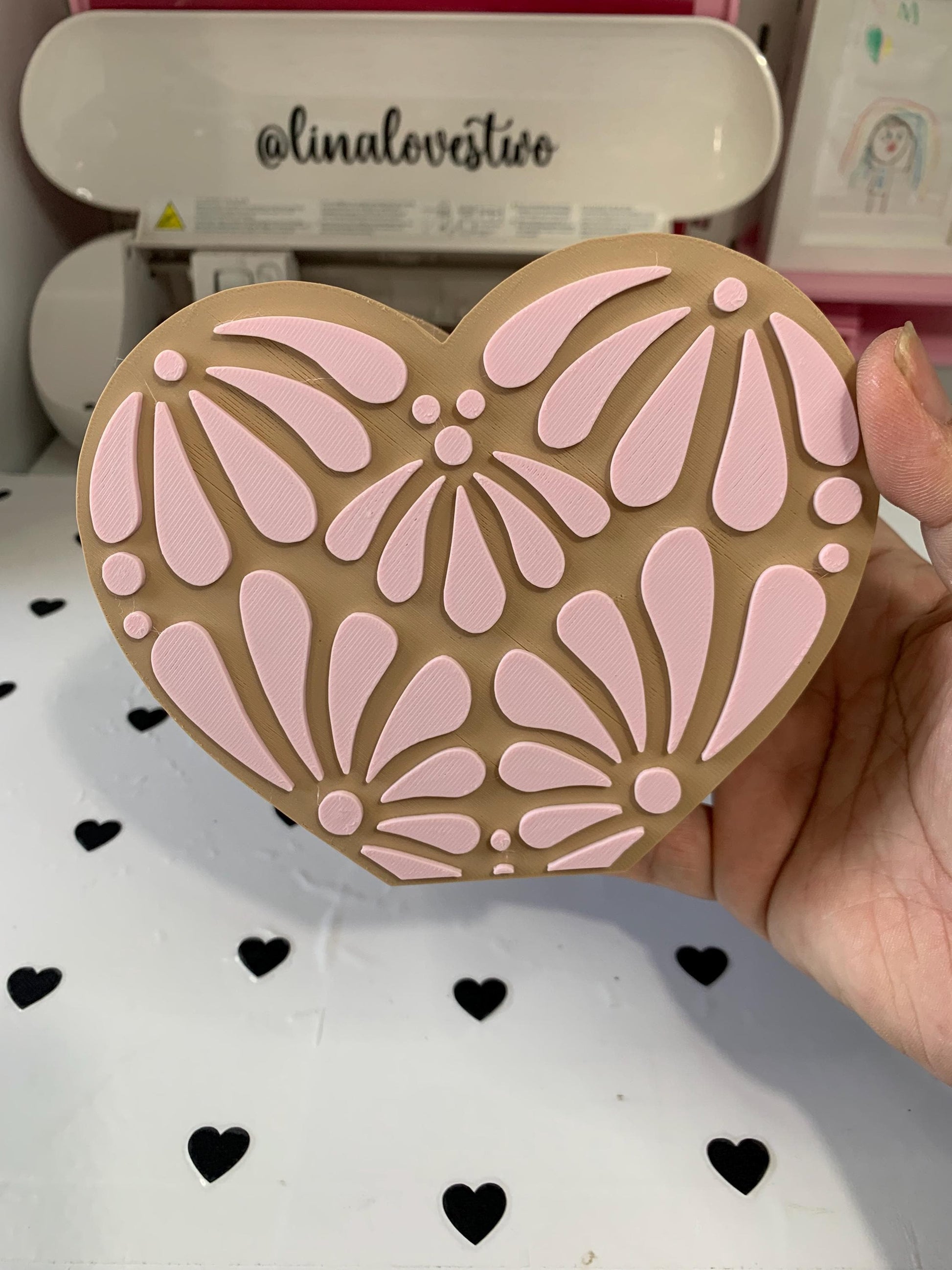 Talavera Desk Organizer: Mexican-Inspired Pen, Trinket, and Note Holders by Lina Loves Two, handmade in Los Angeles CA