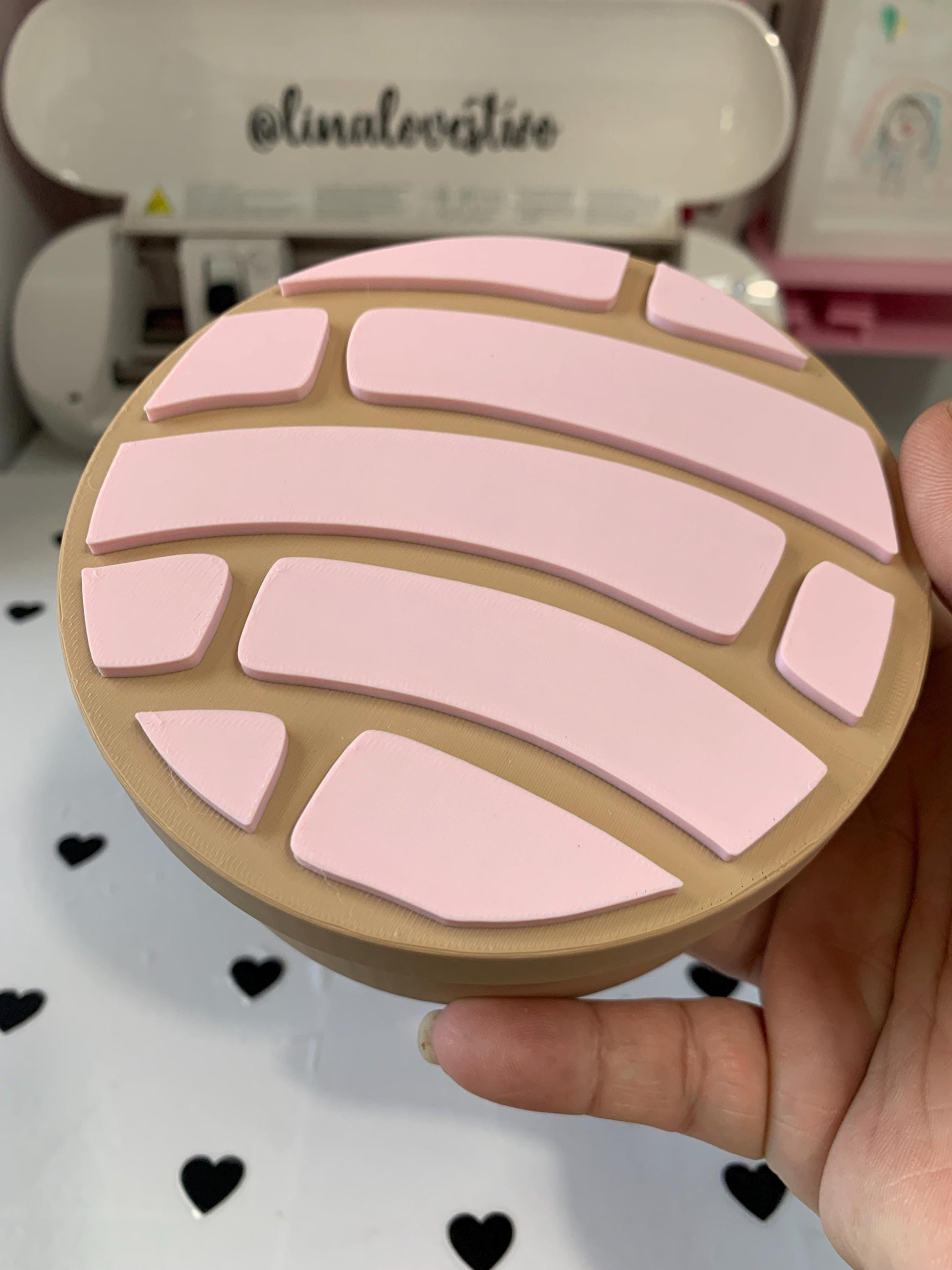 Concha Desk Accessories Bundle: Pen Holder, Trinket Dish, Straw Topper by Lina Loves Two, handmade in Los Angeles CA