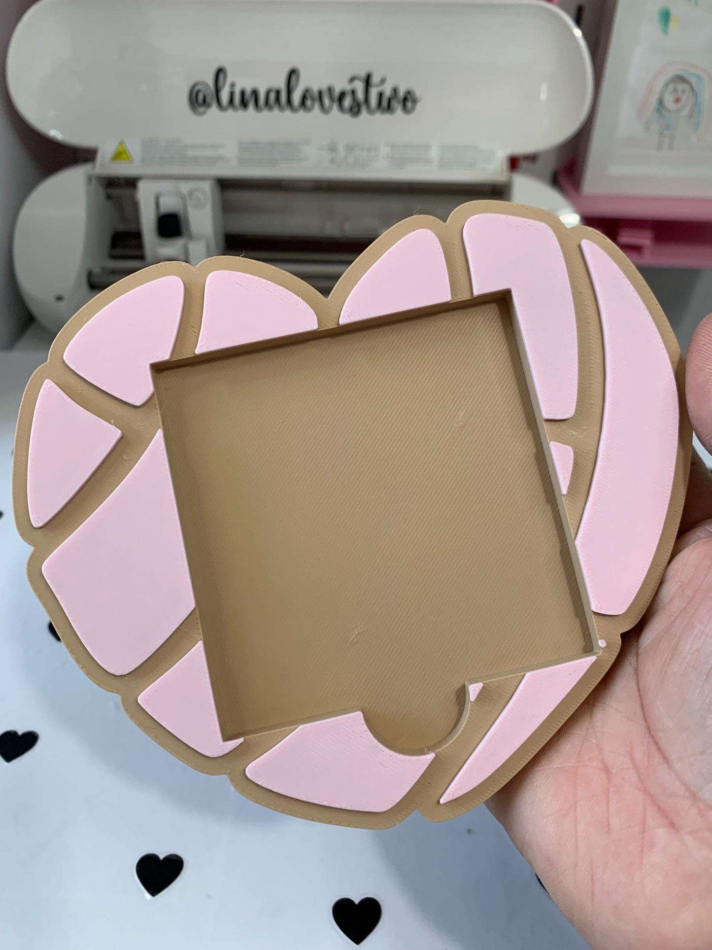 Concha Desk Accessories Bundle: Pen Holder, Trinket Dish, Straw Topper by Lina Loves Two, handmade in Los Angeles CA