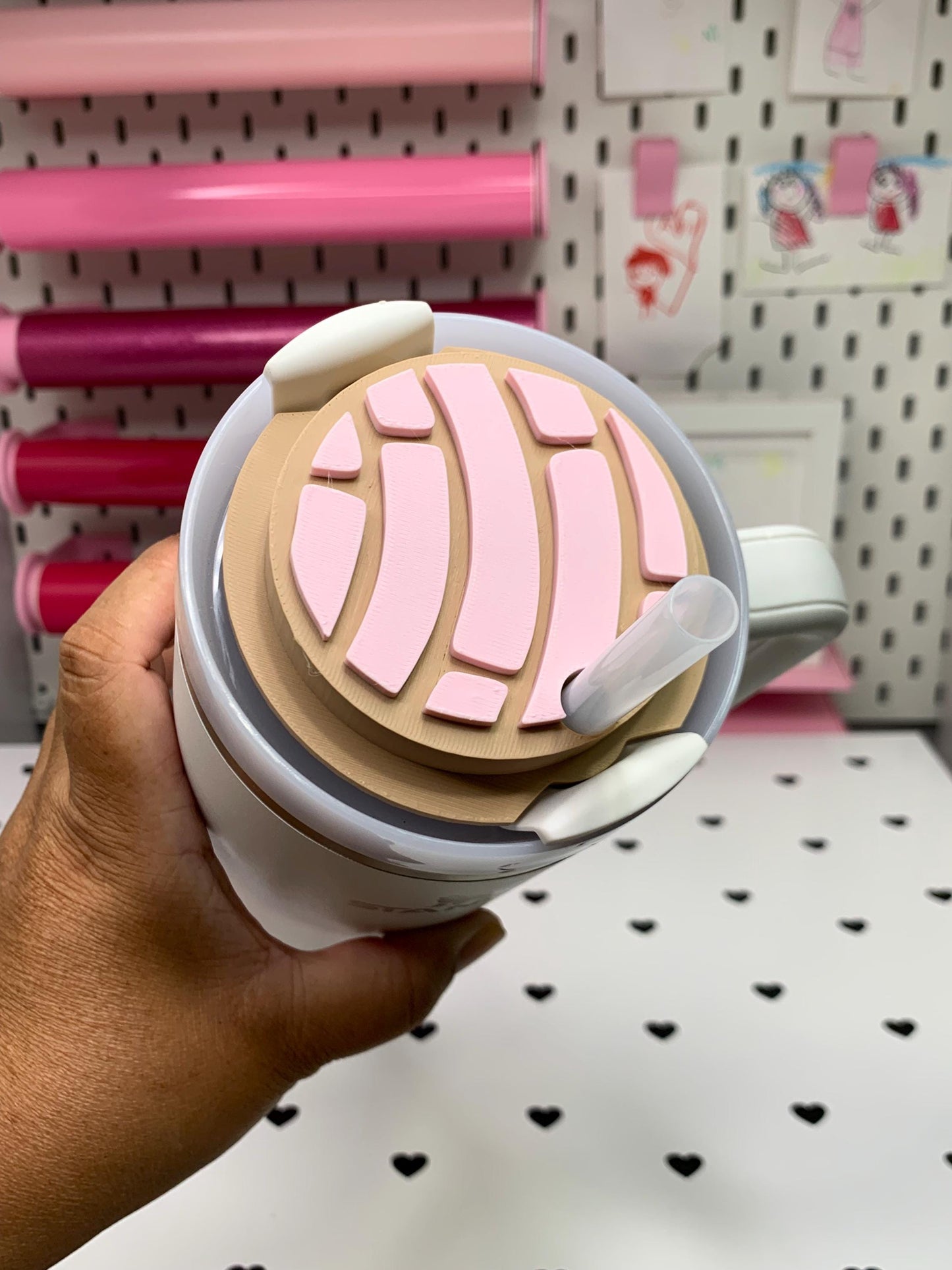 Concha Stanley Topper: Mexican Pan Dulce File ( ) by Lina Loves Two, handmade in Los Angeles CA