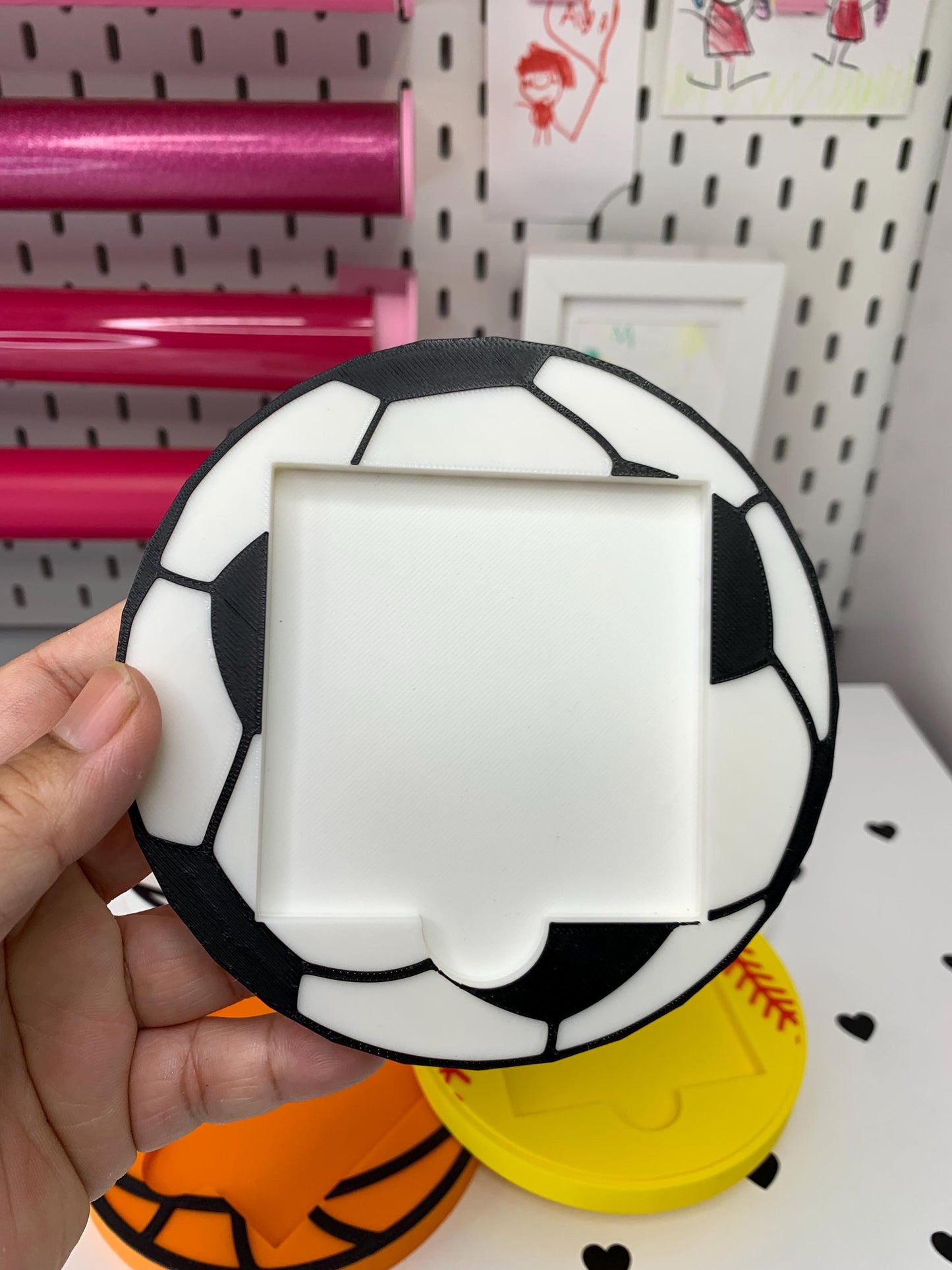 Sports Ball Sticky Note Holder Bundle: Files ( ) by Lina Loves Two, handmade in Los Angeles CA