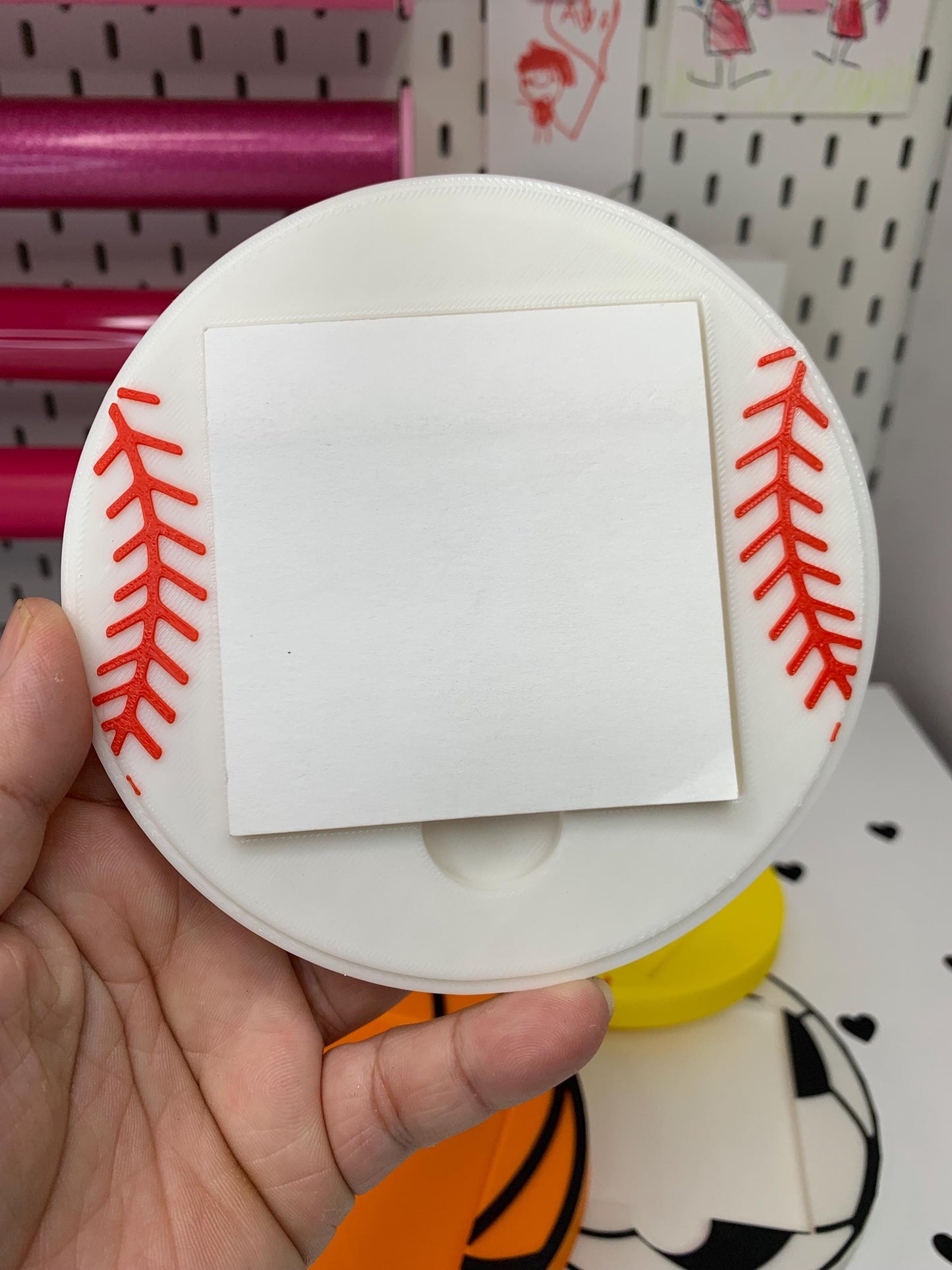 Sports Ball Sticky Note Holder Bundle: Files ( ) by Lina Loves Two, handmade in Los Angeles CA