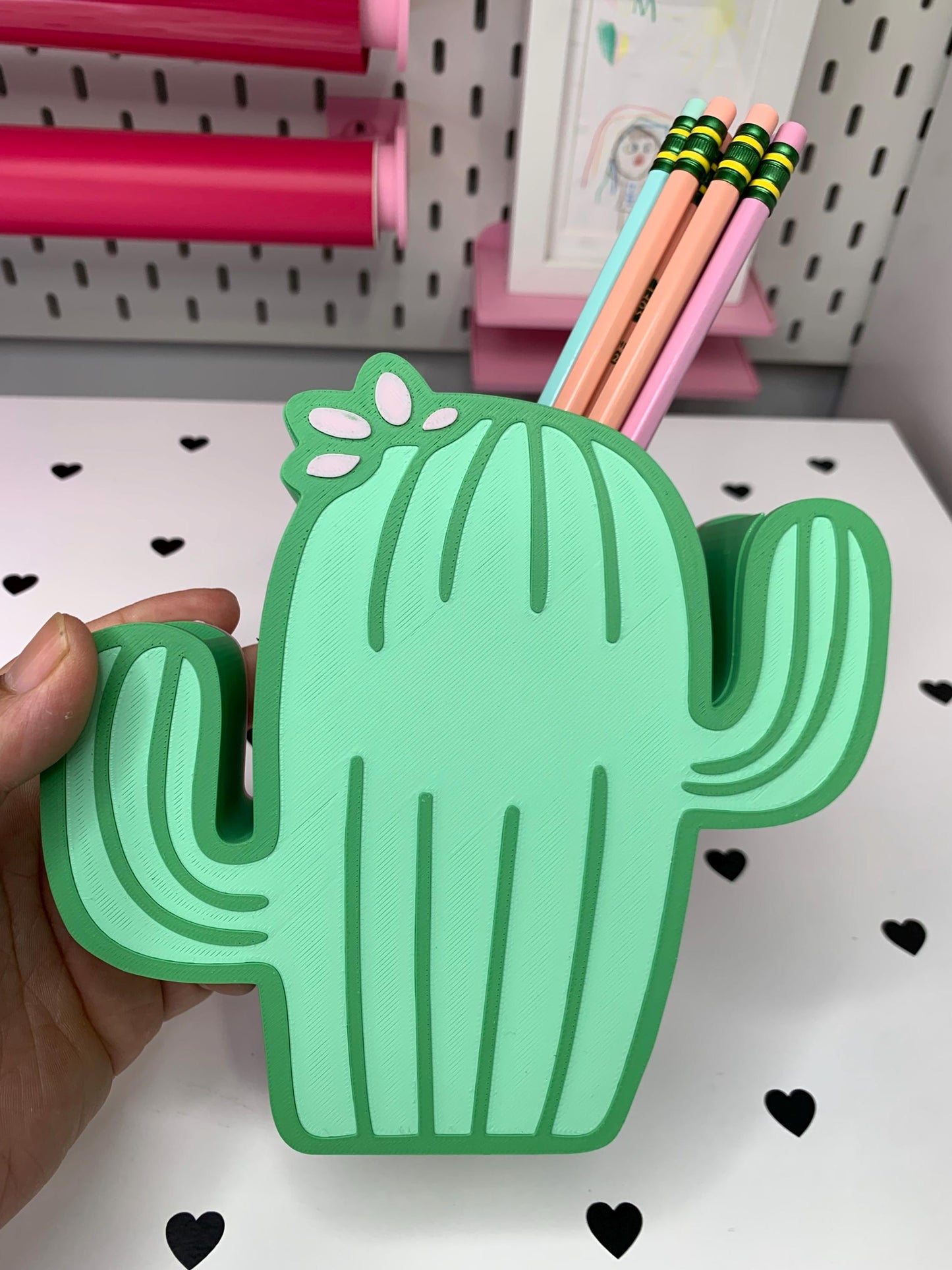 Cactus Desk Organizer Set: Files ( ) by Lina Loves Two, handmade in Los Angeles CA