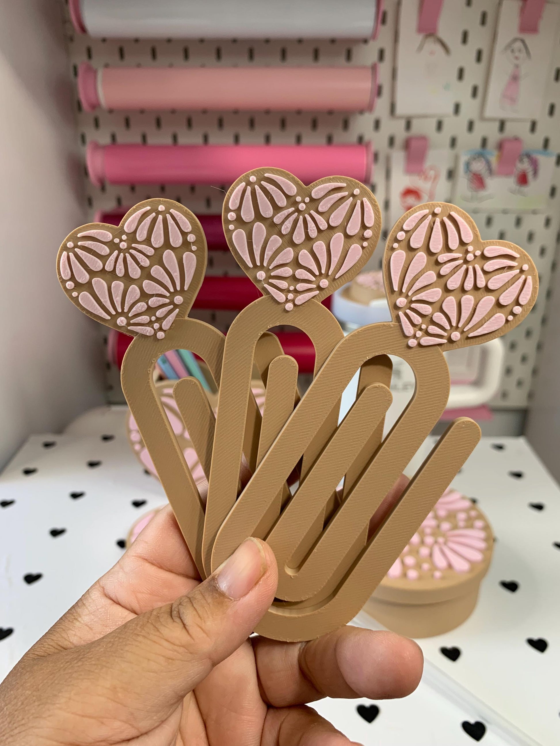 Talavera Desk Accessory Files: Pen Holder, Stanley Toppers ( Files) by Lina Loves Two, handmade in Los Angeles CA