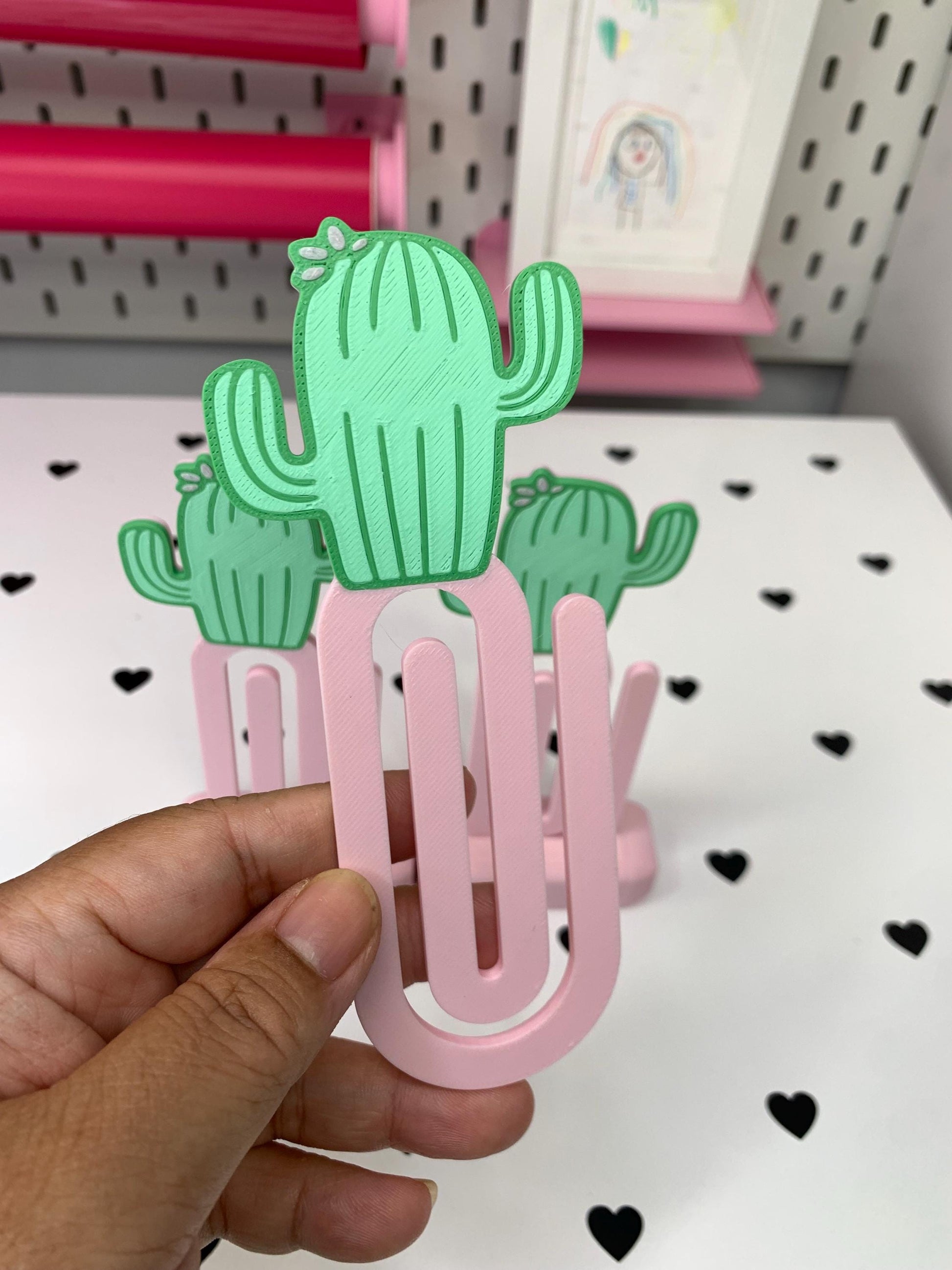 Cactus Desk Organizer Set: Files ( ) by Lina Loves Two, handmade in Los Angeles CA