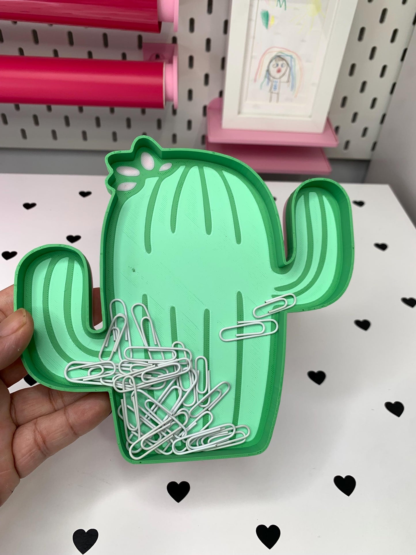 Cactus Desk Organizer Set: Files ( ) by Lina Loves Two, handmade in Los Angeles CA