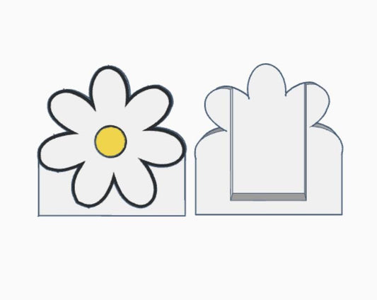 Daisy Flower Pencil Holder: File ( + 3MF) by Lina Loves Two, handmade in Los Angeles CA