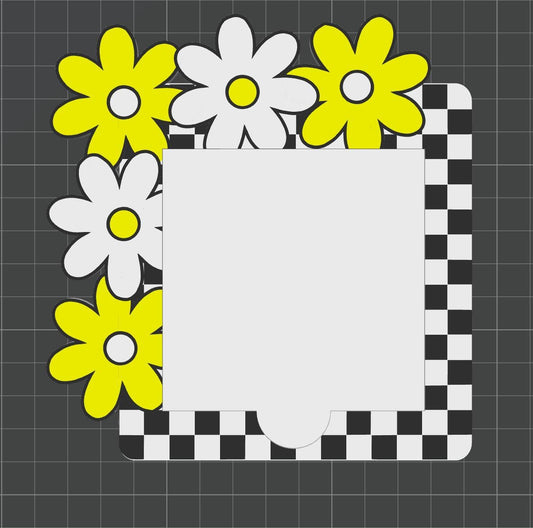 File – Daisy Flower Note Holder | File | + 3MF by Lina Loves Two, handmade in Los Angeles CA