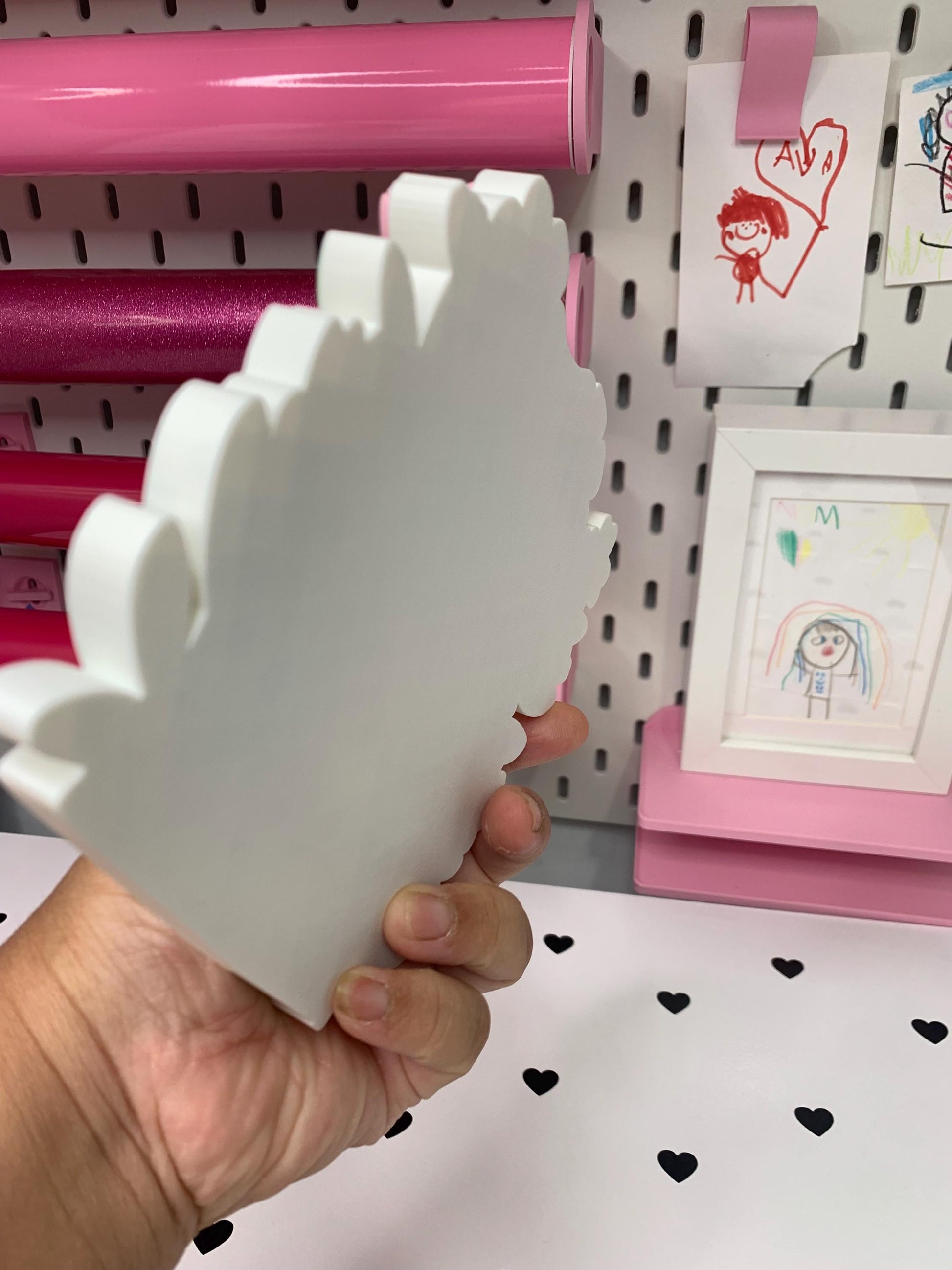 Digital STL File | Field of Flowers Post-It Note Holder | 3D Digital File | STL & 3MF Download