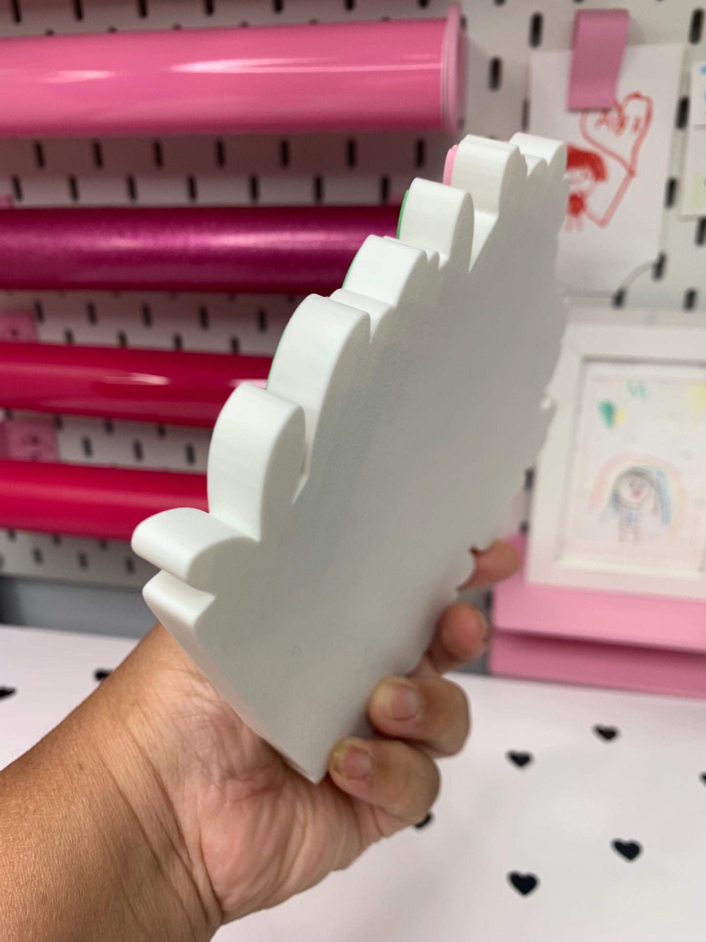 Digital STL File | Field of Flowers Post-It Note Holder | 3D Digital File | STL & 3MF Download