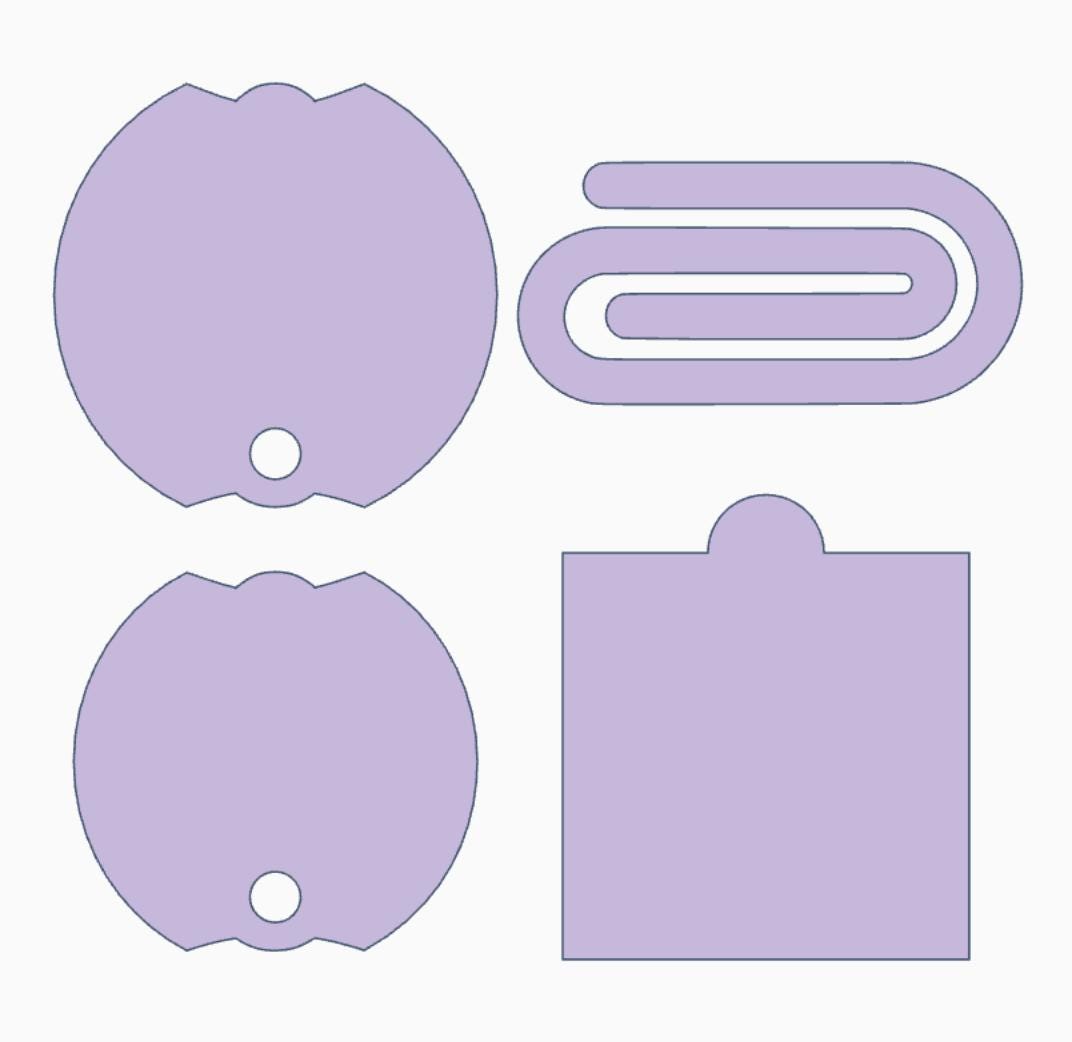 Digital STL File | Template for Office Decor | Digital STL Files | Stanley Topper 20, 30 and 40oz | Jumbo Paperclip | Sticky Note Holder