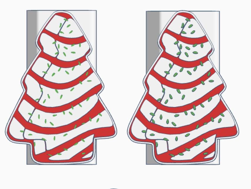 Christmas Tree Cake 3D Digital Files – STL & 3MF | Jumbo Paperclips, Stanley Toppers, Tray, Phone Holder, Note Holder and Soap Holder
