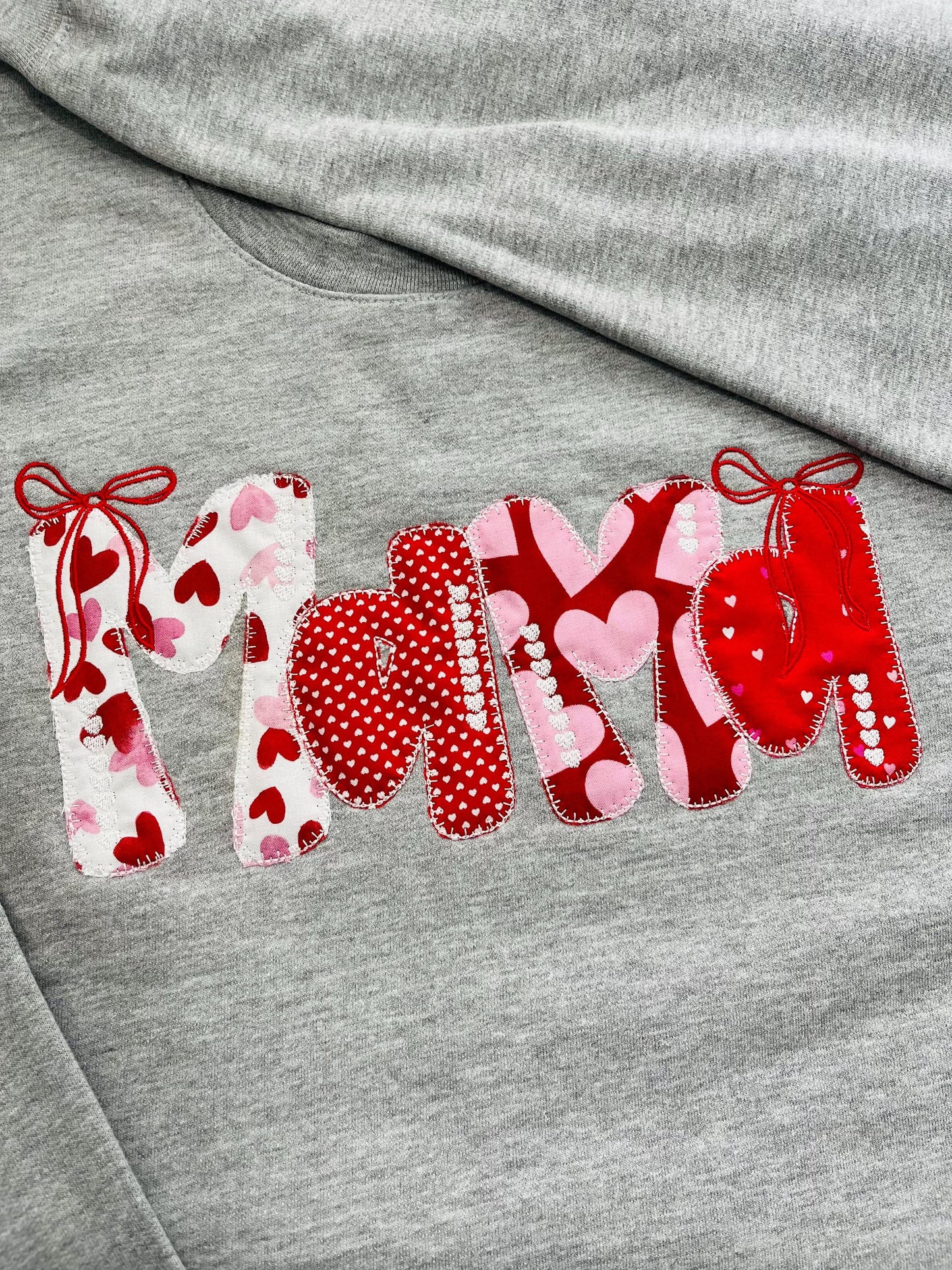 Custom Valentine XOXO Sequin Sweatshirt | Personalized Name Sleeve