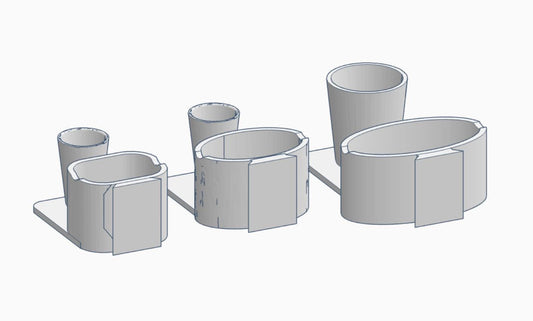 Interchangeable Gorilla Glue Storage Stand – 3MF Digital Files | Fits 10g, 15g and 1.75oz Bottles | Digital Download