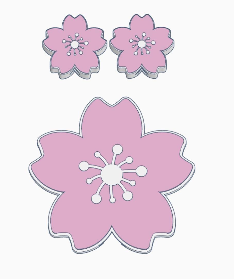 Cherry Blossom Straw Topper 3MF File | Sakura Straw Cap 8 and 10mm | Cherry Blossom Coaster STL | Spring Drink Accessories | 3D Print File