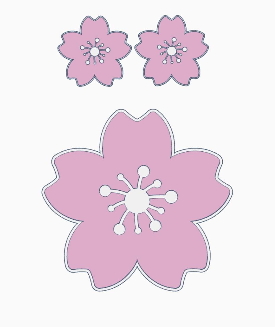 Cherry Blossom Straw Topper 3MF File | Sakura Straw Cap 8 and 10mm | Cherry Blossom Coaster STL | Spring Drink Accessories | 3D Print File