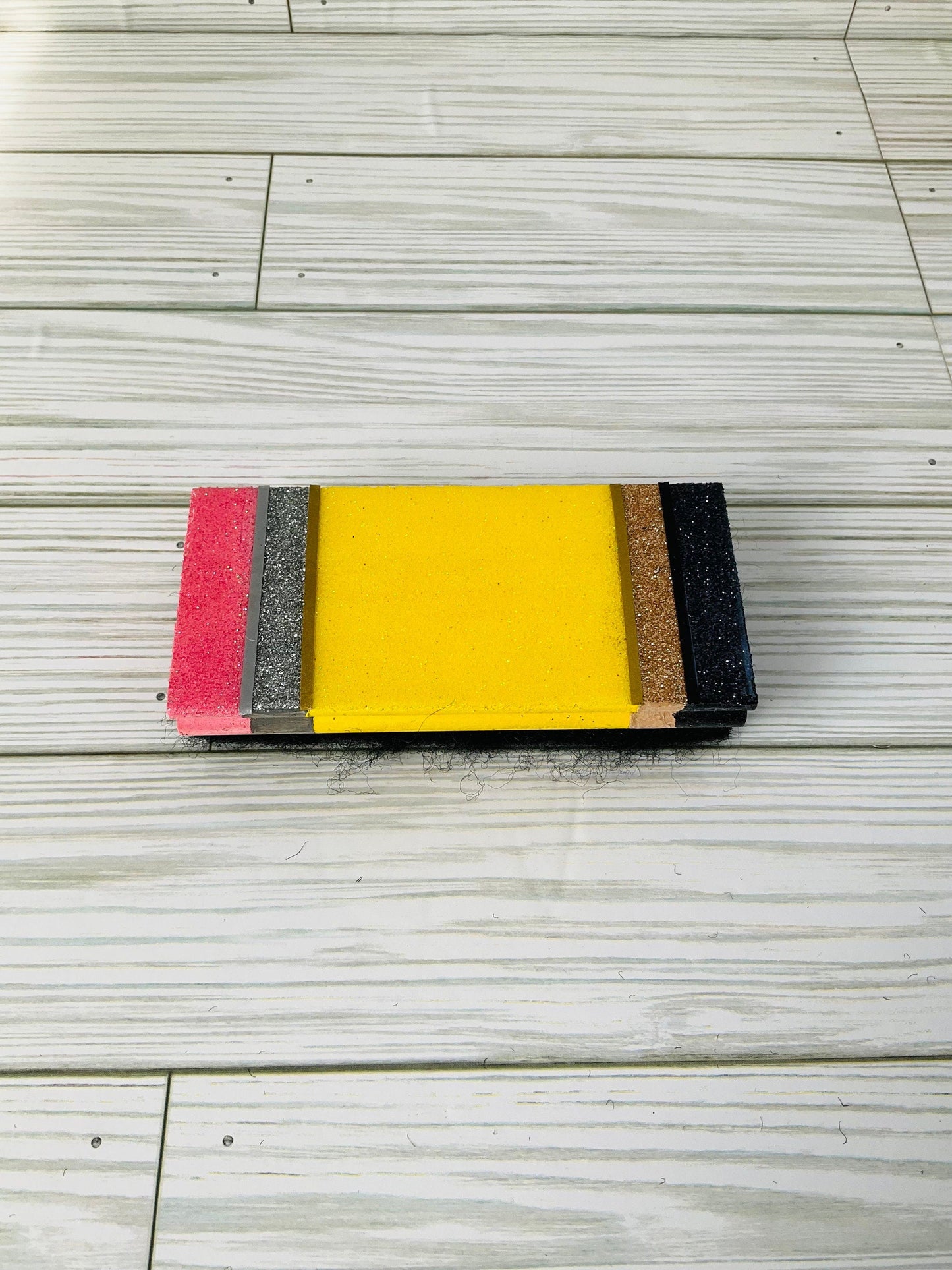 Pencil Whiteboard Eraser | Teacher Gifts | Yellow Pencil Glitter Eraser | Classroom Supplies by Lina Loves Two, handmade in Los Angeles CA