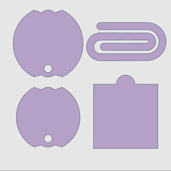 Digital STL File | Template for Office Decor | Digital STL Files | Stanley Topper 20, 30 and 40oz | Jumbo Paperclip | Sticky Note Holder